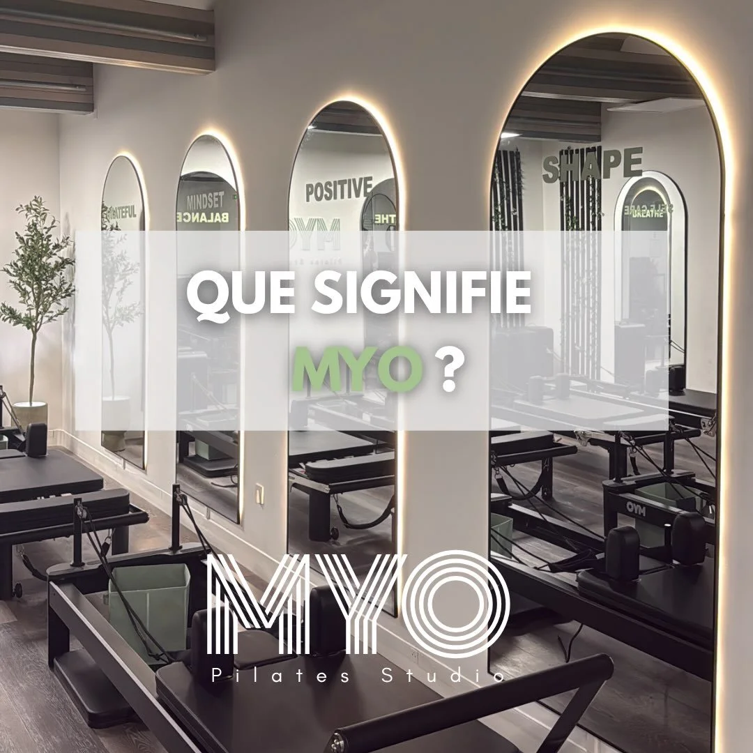 MYO vient du grec ancien &ldquo;myo&rdquo; : le muscle.

Mais quand j&rsquo;ai choisi ce nom pour ouvrir le studio, ce n&rsquo;&eacute;tait pas juste une question de vocabulaire.

C&rsquo;&eacute;tait une id&eacute;e beaucoup plus simple et beaucoup 