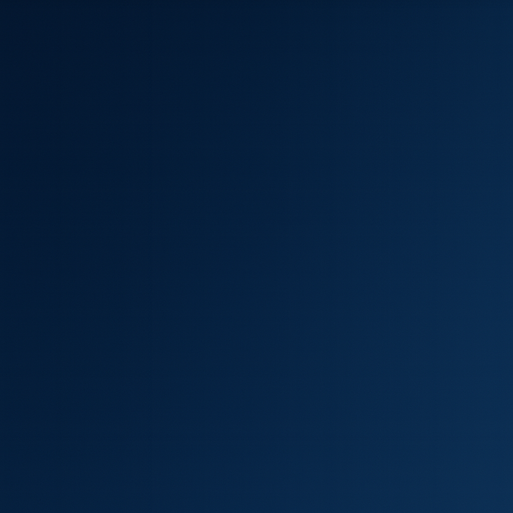 A solid dark blue background with a gradient effect.