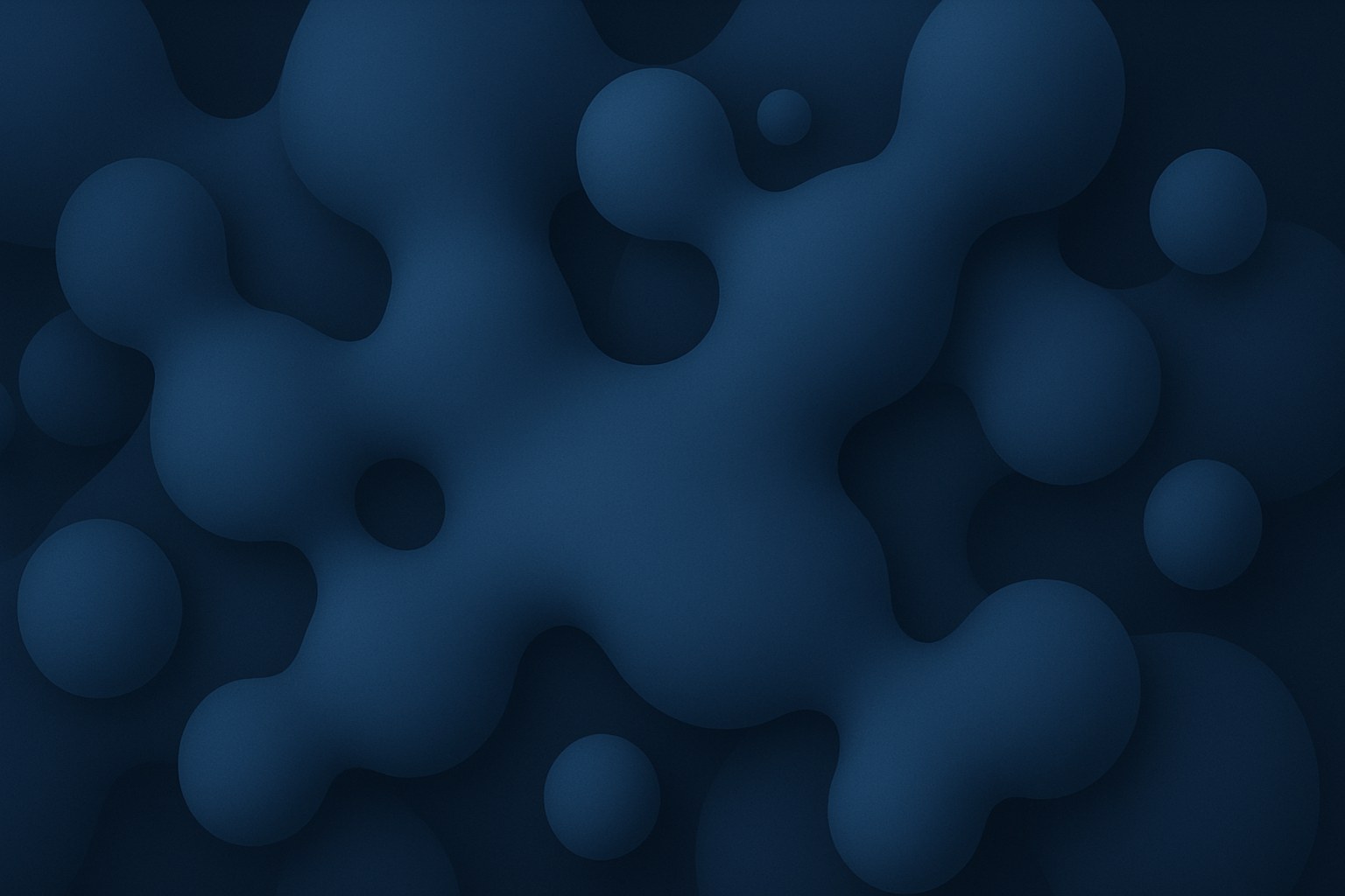 Abstract dark blue background with irregular shapes and circles.
