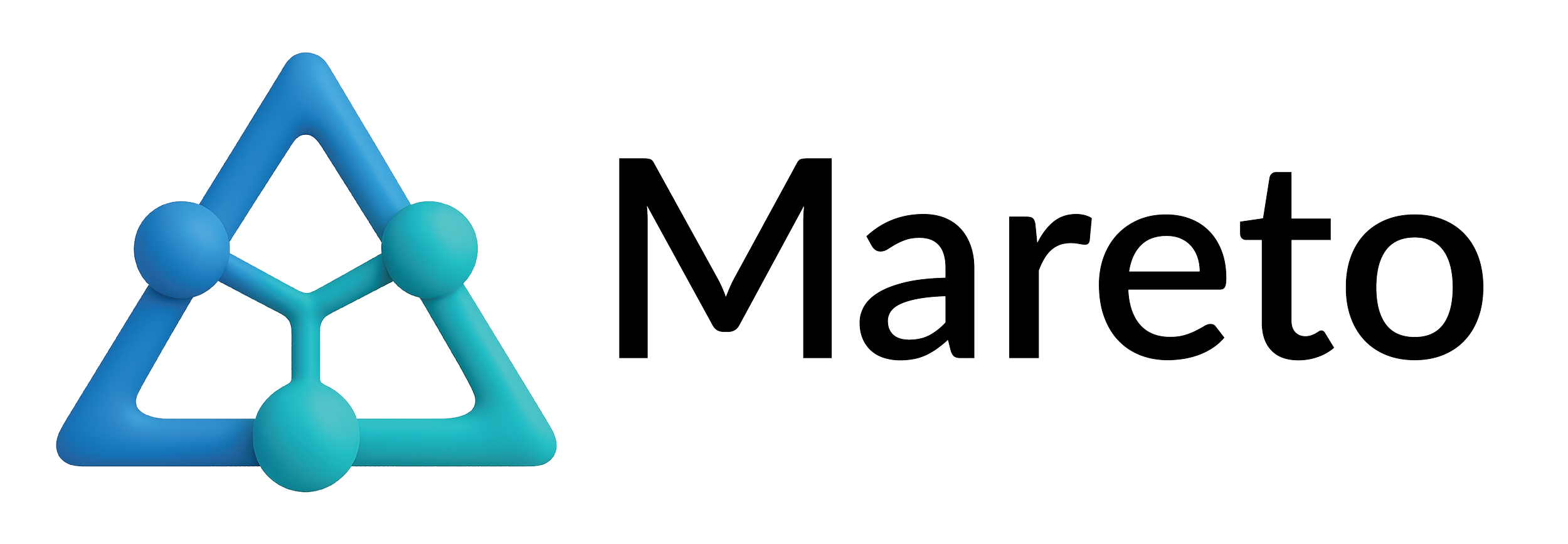 Mareo logo with a blue geometric shape and the word Mareo in black text