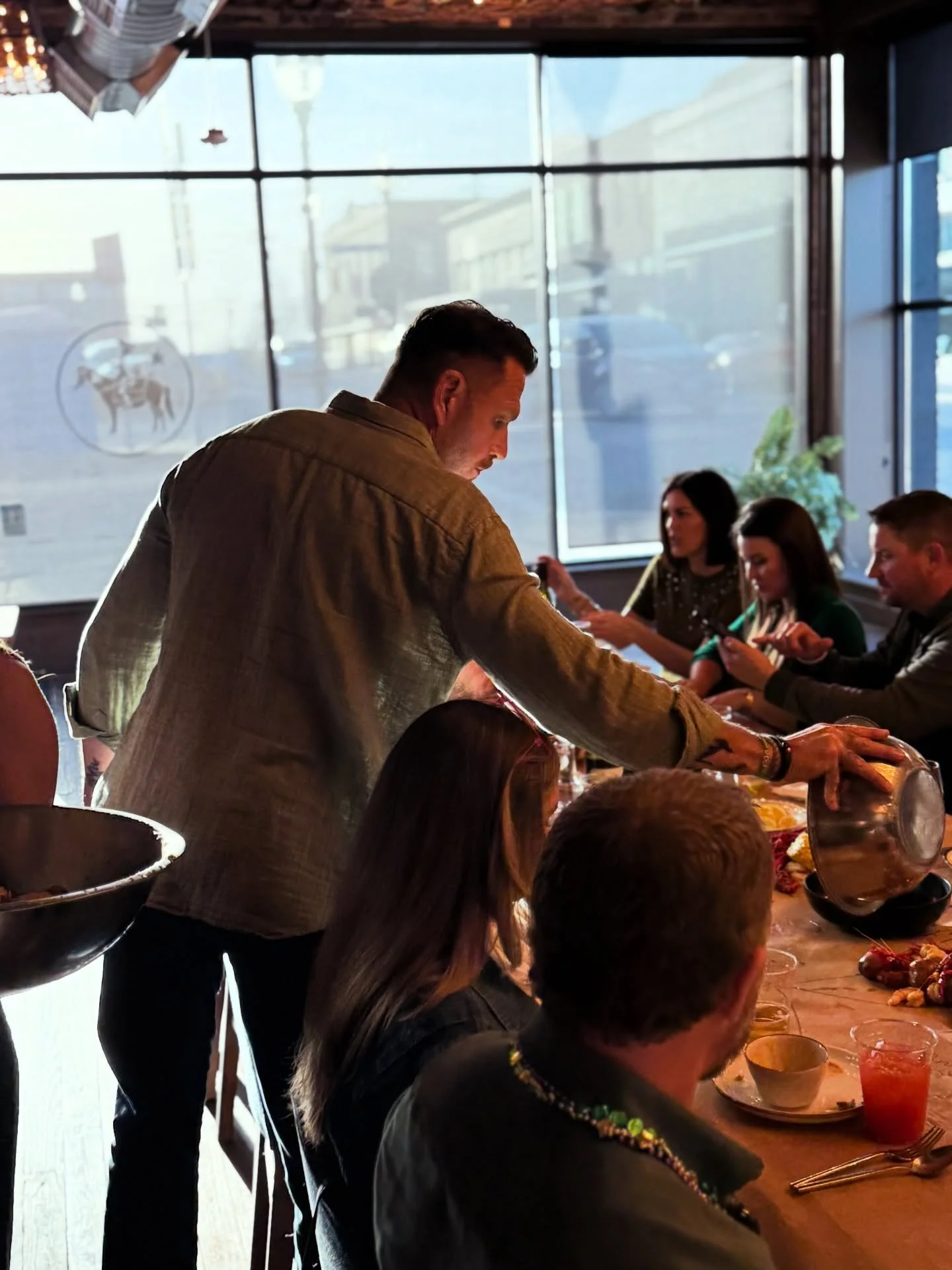 One more celebration of our monthly Supper Club 🎉 we had such a blast with a crawfish boil and Mardi Gras theme 👏 be on the lookout for next month if we have any spots on up!