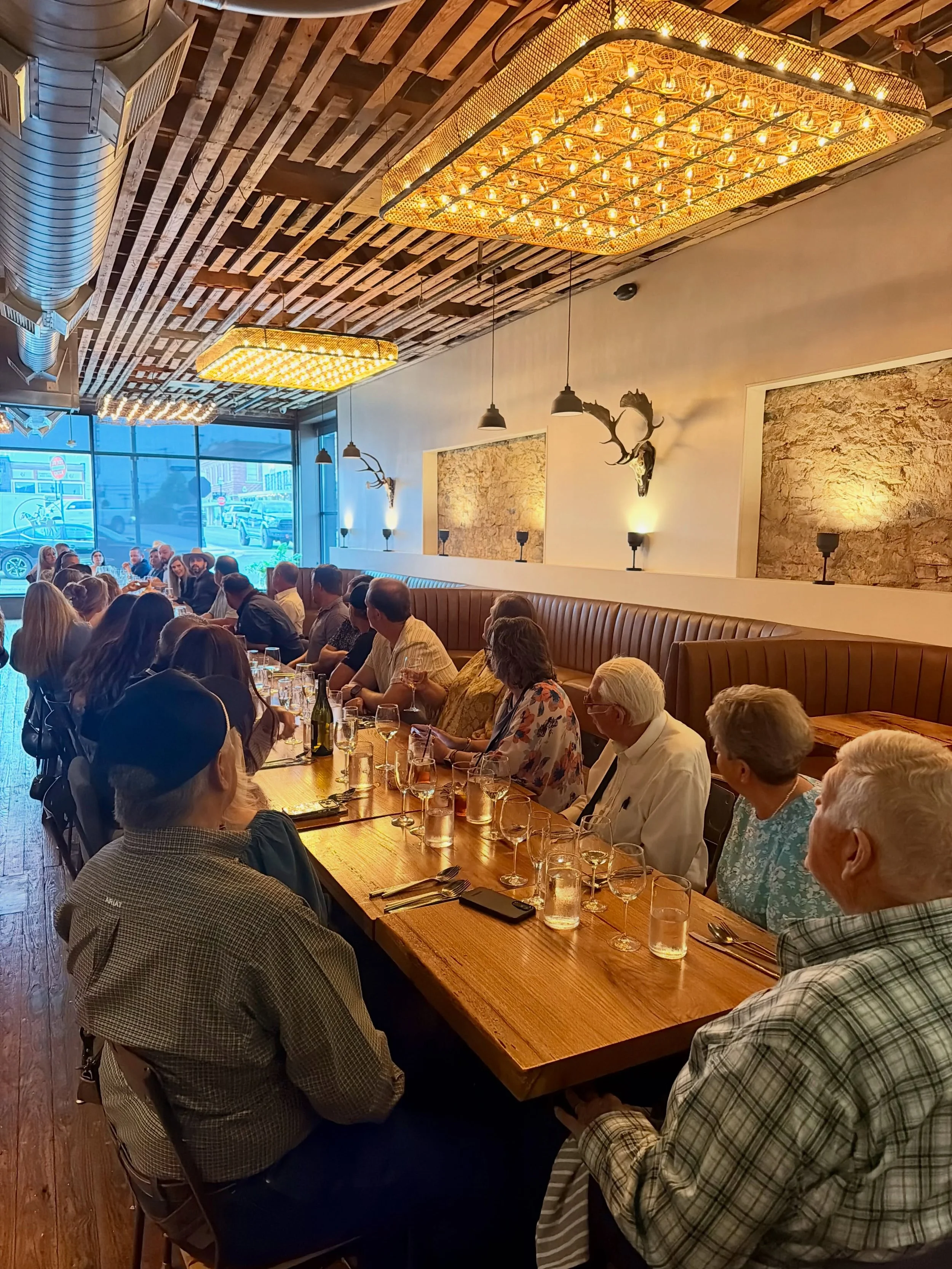 We had another fabulous Supper Club! 

This time with some very special guests. 

First,  @messina_hof who show cased and paired their wines with Chef&rsquo;s plates. 

Second, some new friends that Matt met on his flight home from Uganda. These amaz