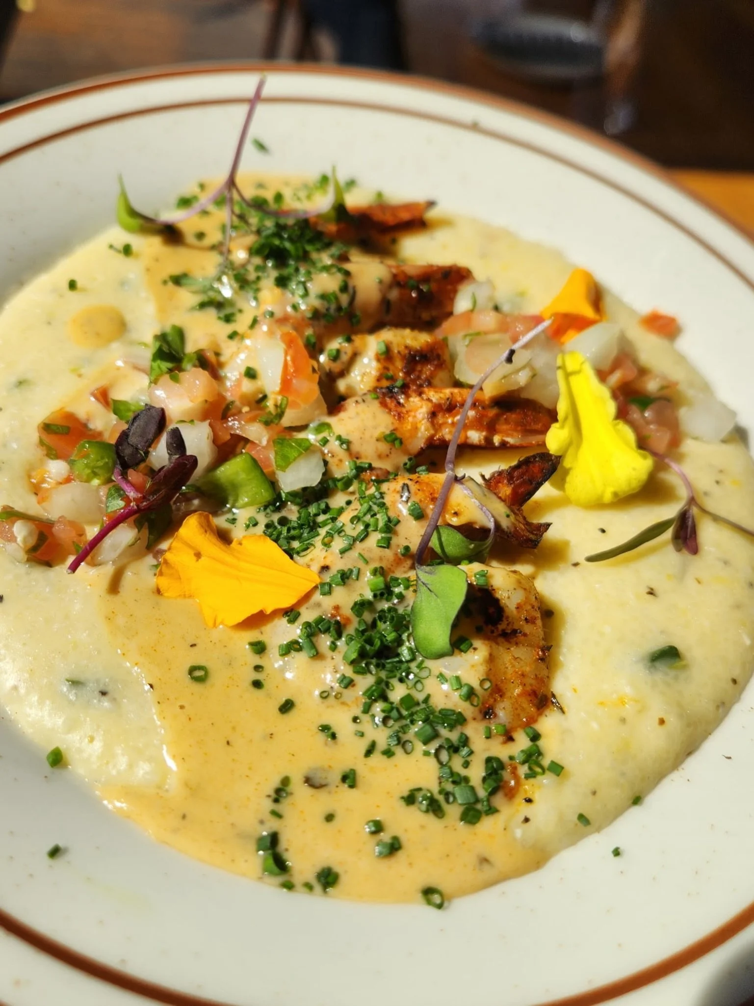 ✨Kicking off the Weekend with a Special ✨

Shrimp &amp; Grits - Poblano grits, Cajun marinated shrimp, with Cajun cream sauce top with pico de gallo. 

See y&rsquo;all for dinner 🍽️

#dinner #special #trinitystreet #decaturtx #decatur