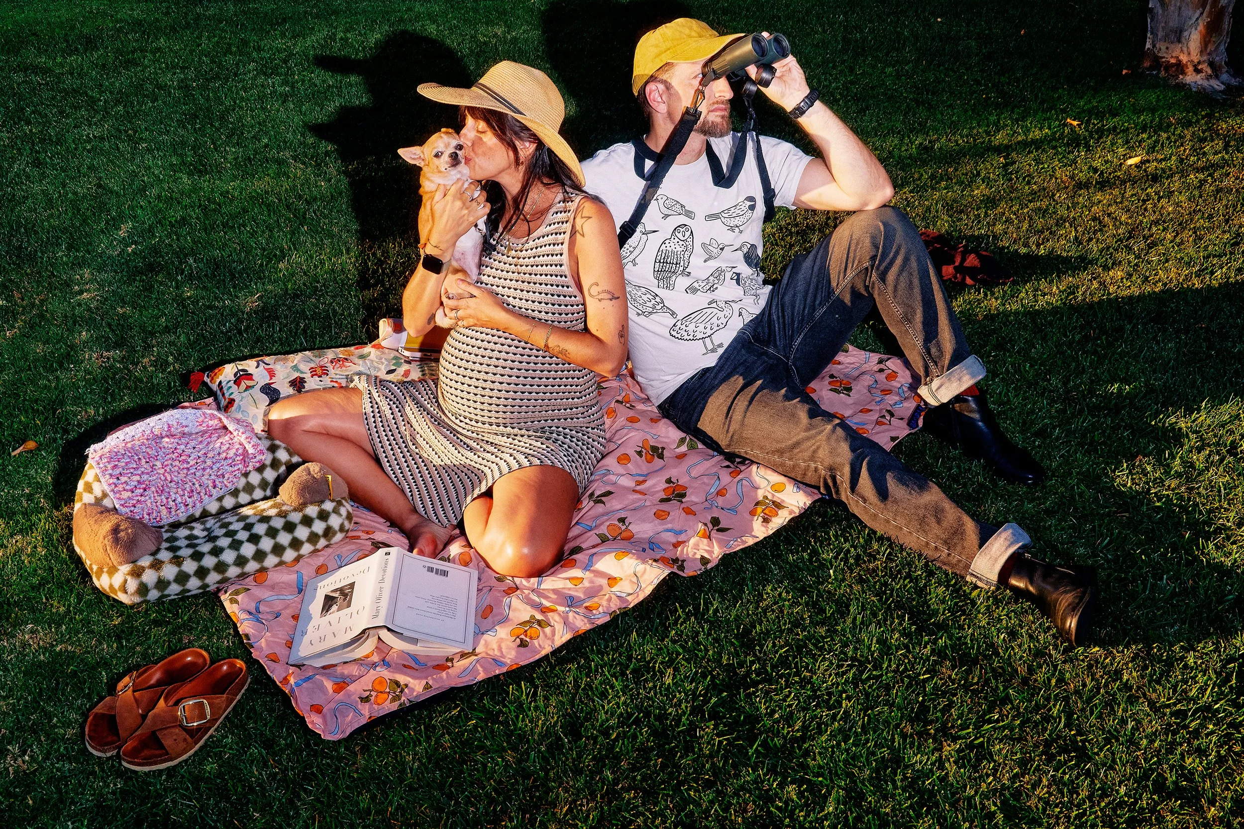 Family photo book project photographed with an editorial approach