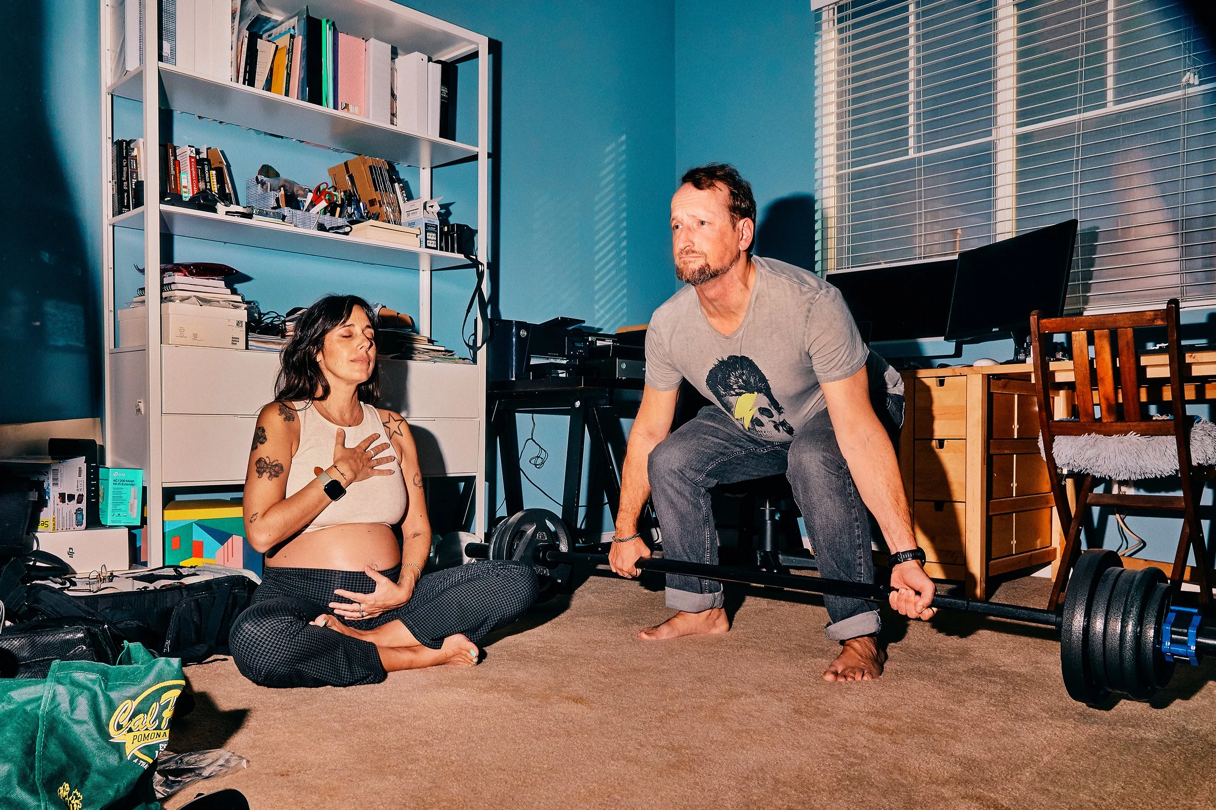 Editorial family photography staged inside a home as part of a storybook project