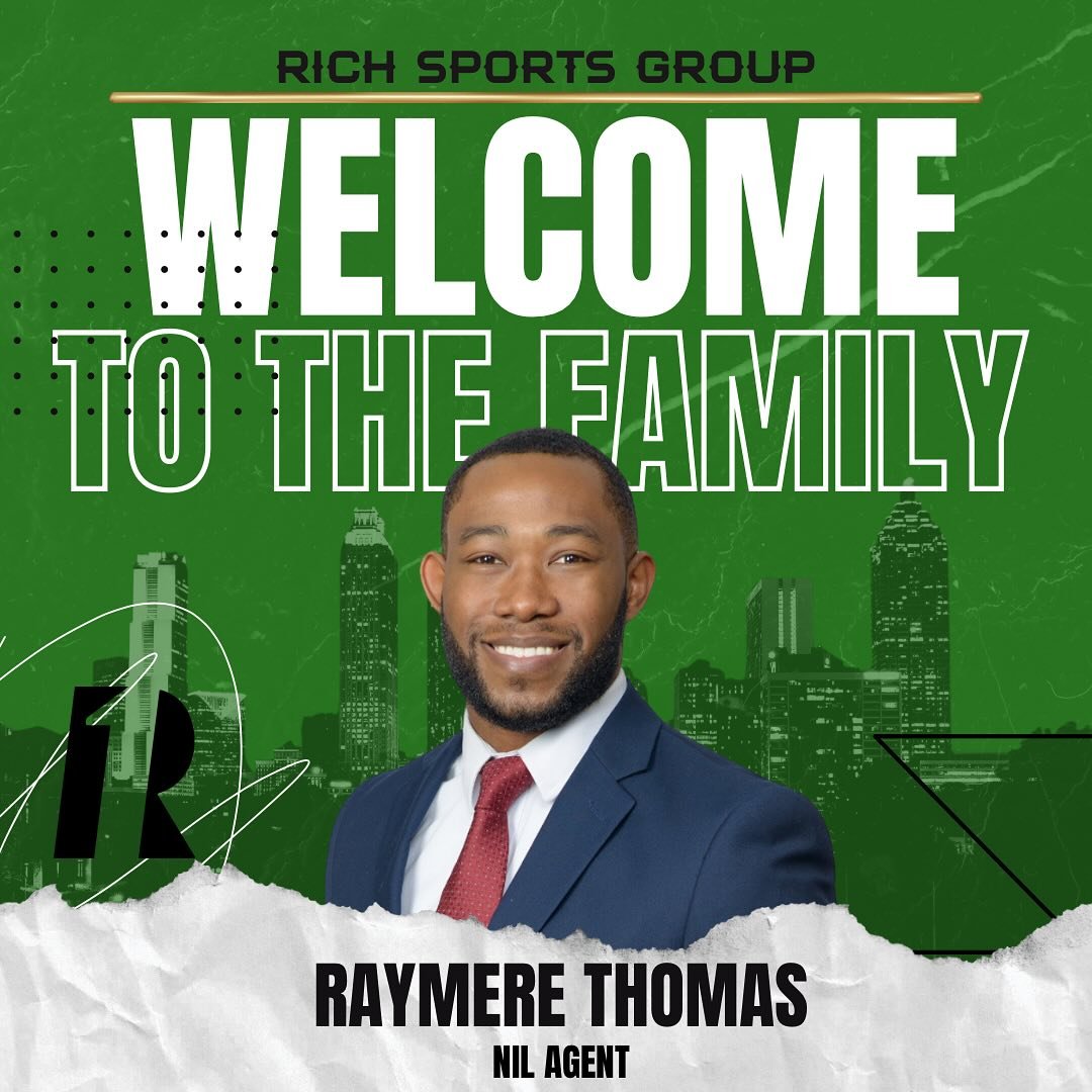 Excited to welcome Raymere to the RSG family as our newest NIL Agent! Big moves ahead as we continue building for the next generation of athletes. @raymerethomas
