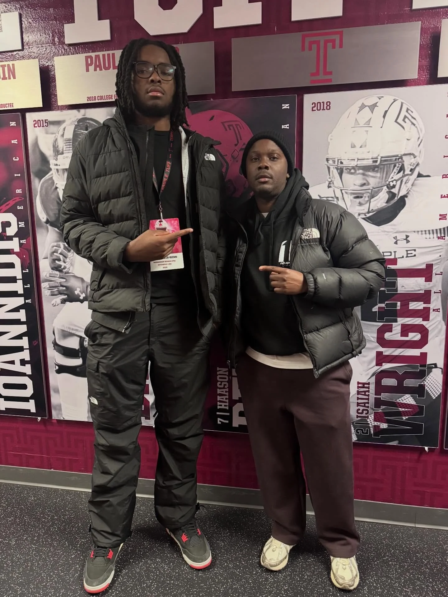 Temple Spring Visit 🏈 @tyy.winn28 

@temple_fb