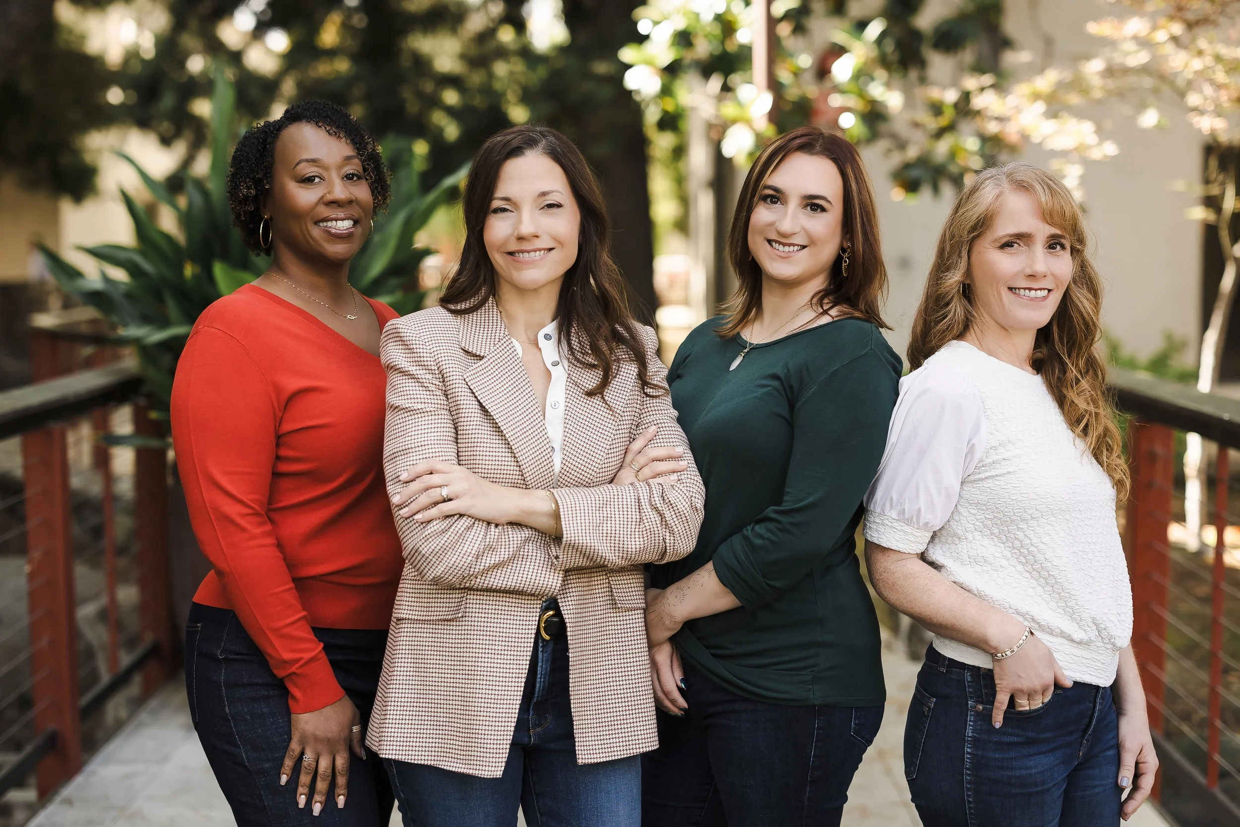 Four Female Therapists who are the team at DBT Center of Silicon Valley