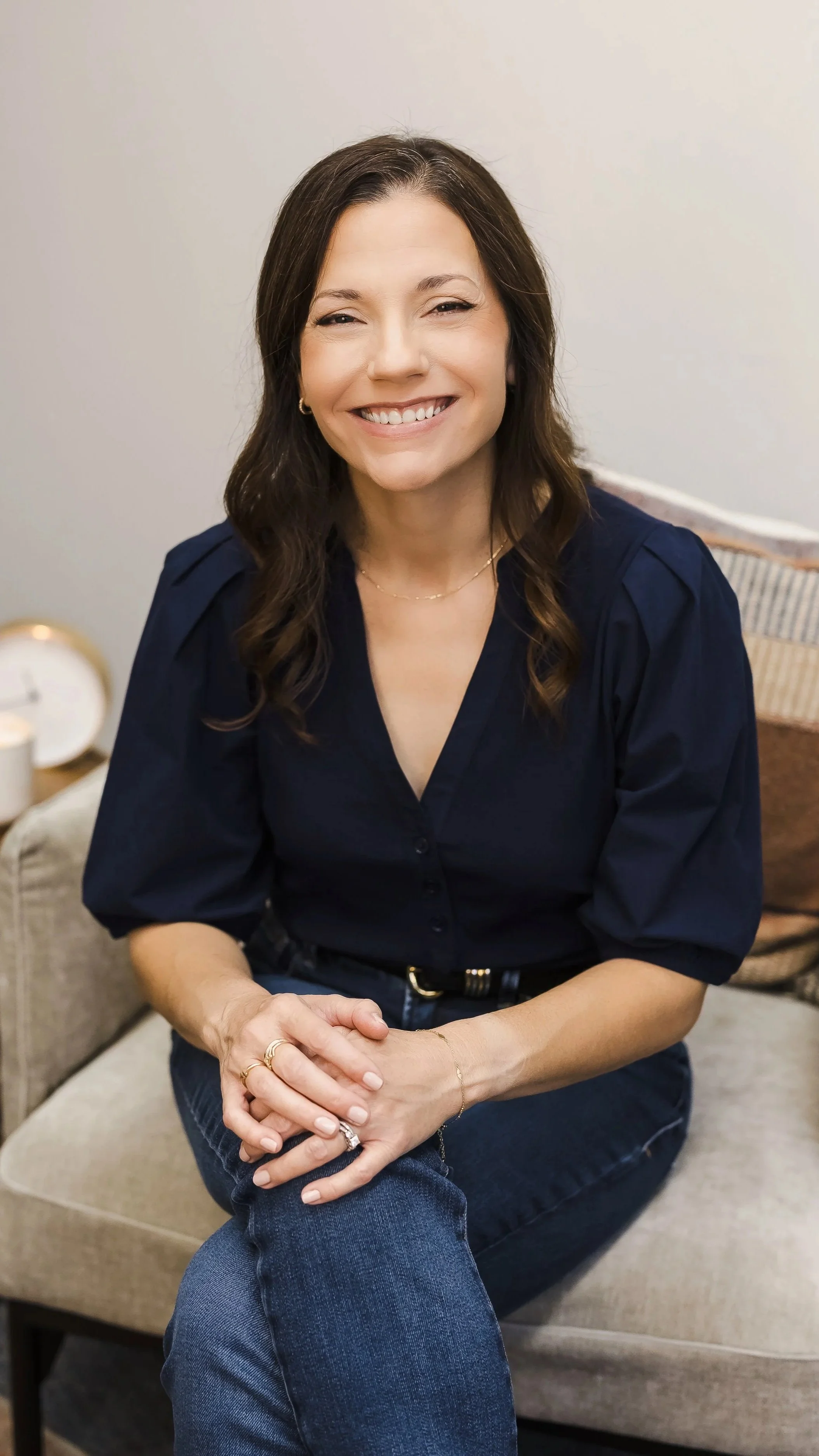 Founder of Therapy Private Practice sitting down