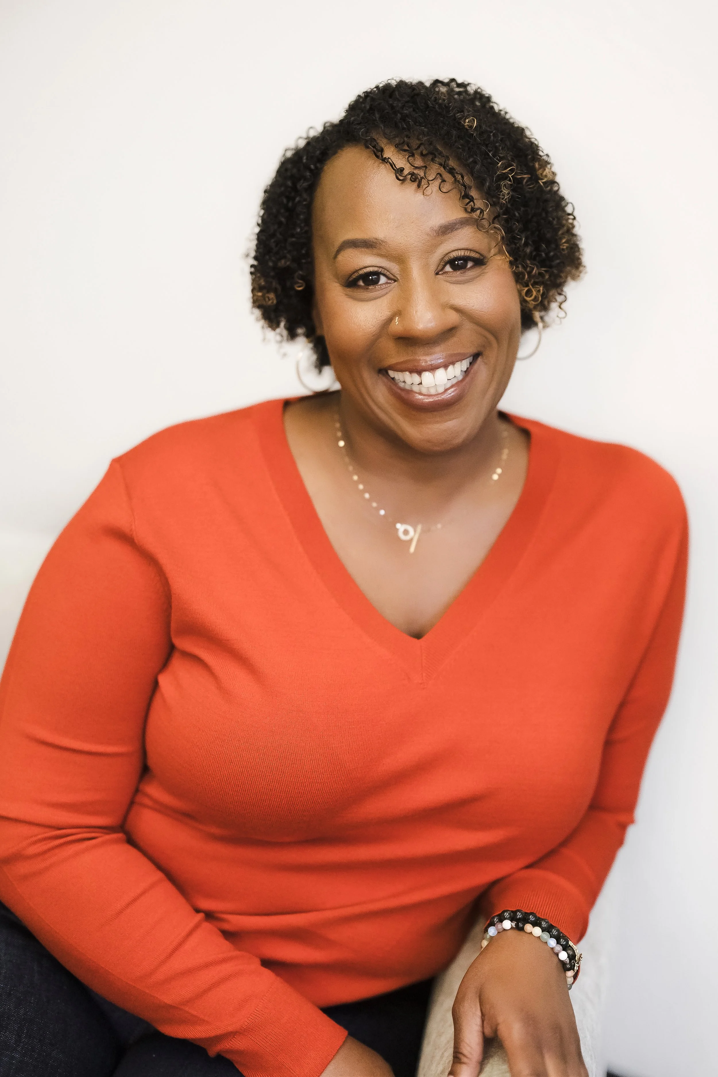 Female Black Therapist Smiling