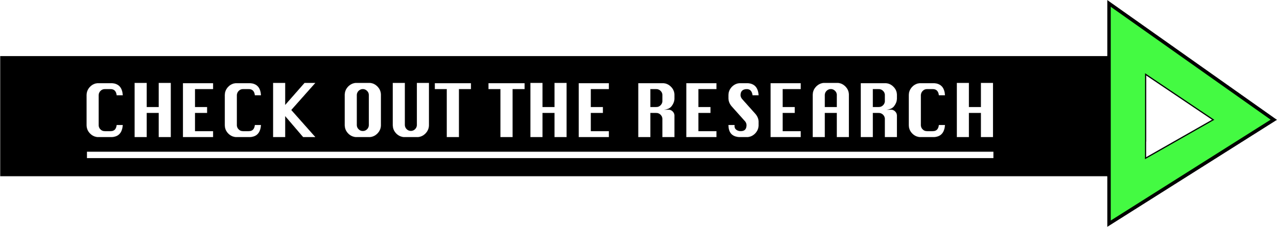 A black button with white text that says 'Check Out The Research' and a green arrow pointing to the right.