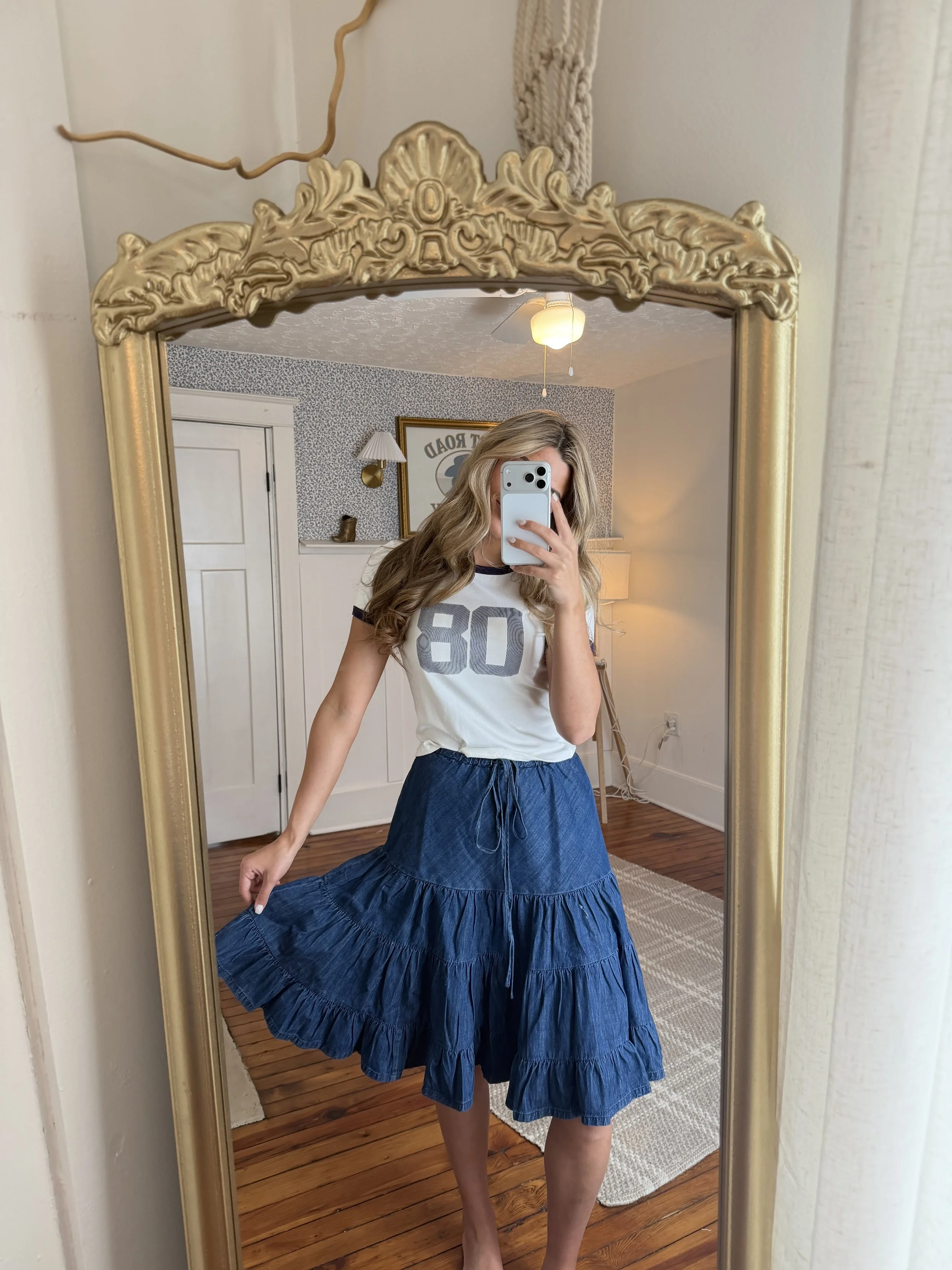 Stella denim skirt