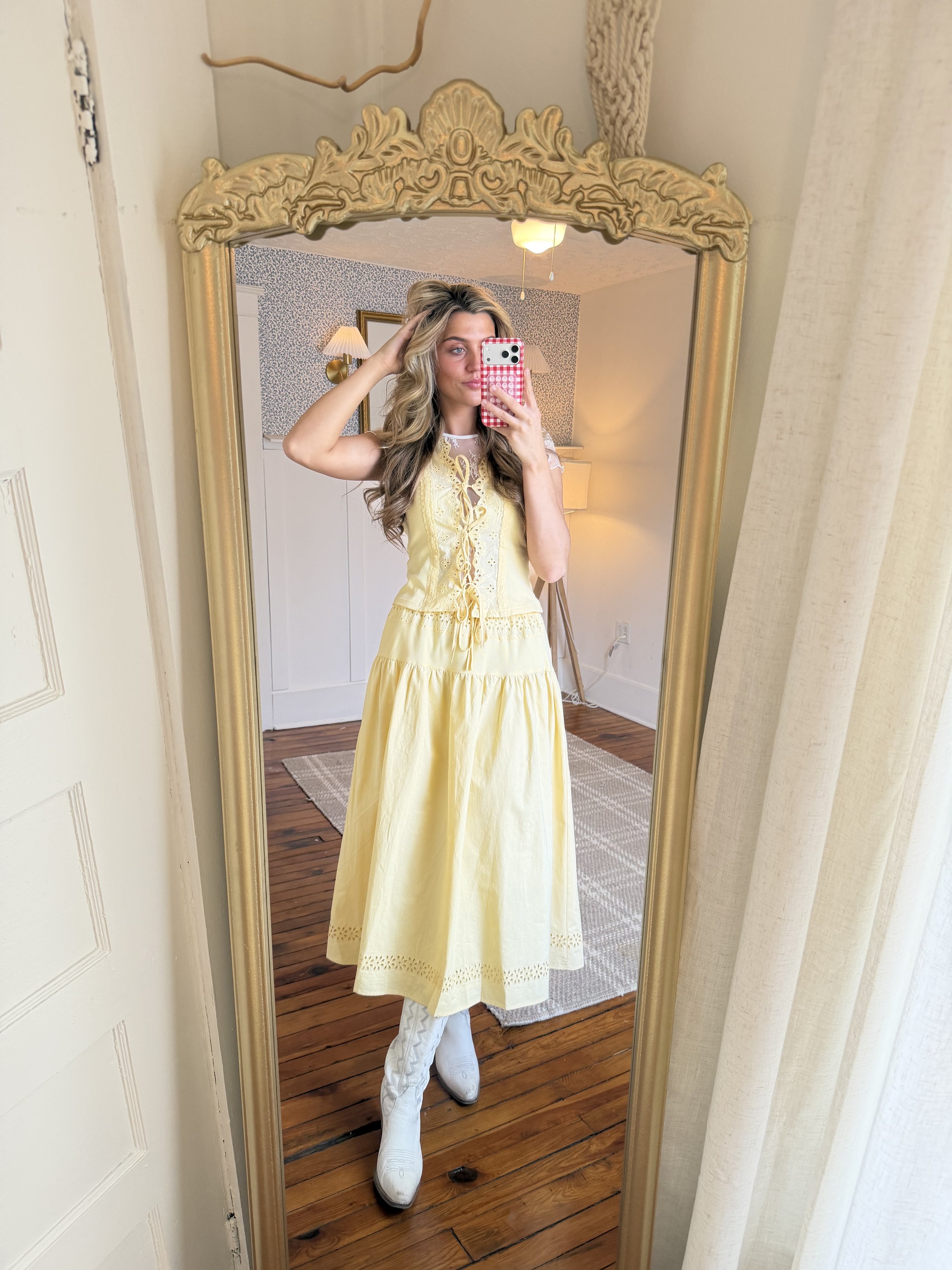 Jolene set- butter yellow