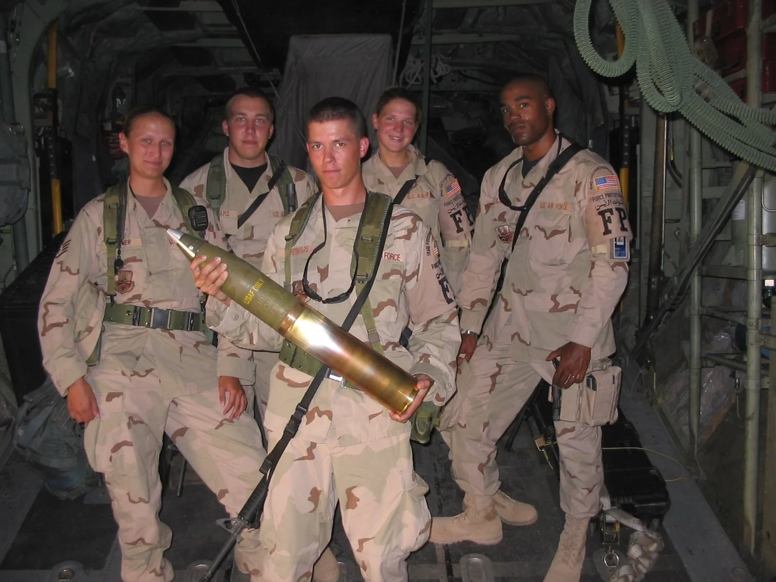 Balad, Iraq - Independance Day 2006 - KC130 Gunship - 102MM Round