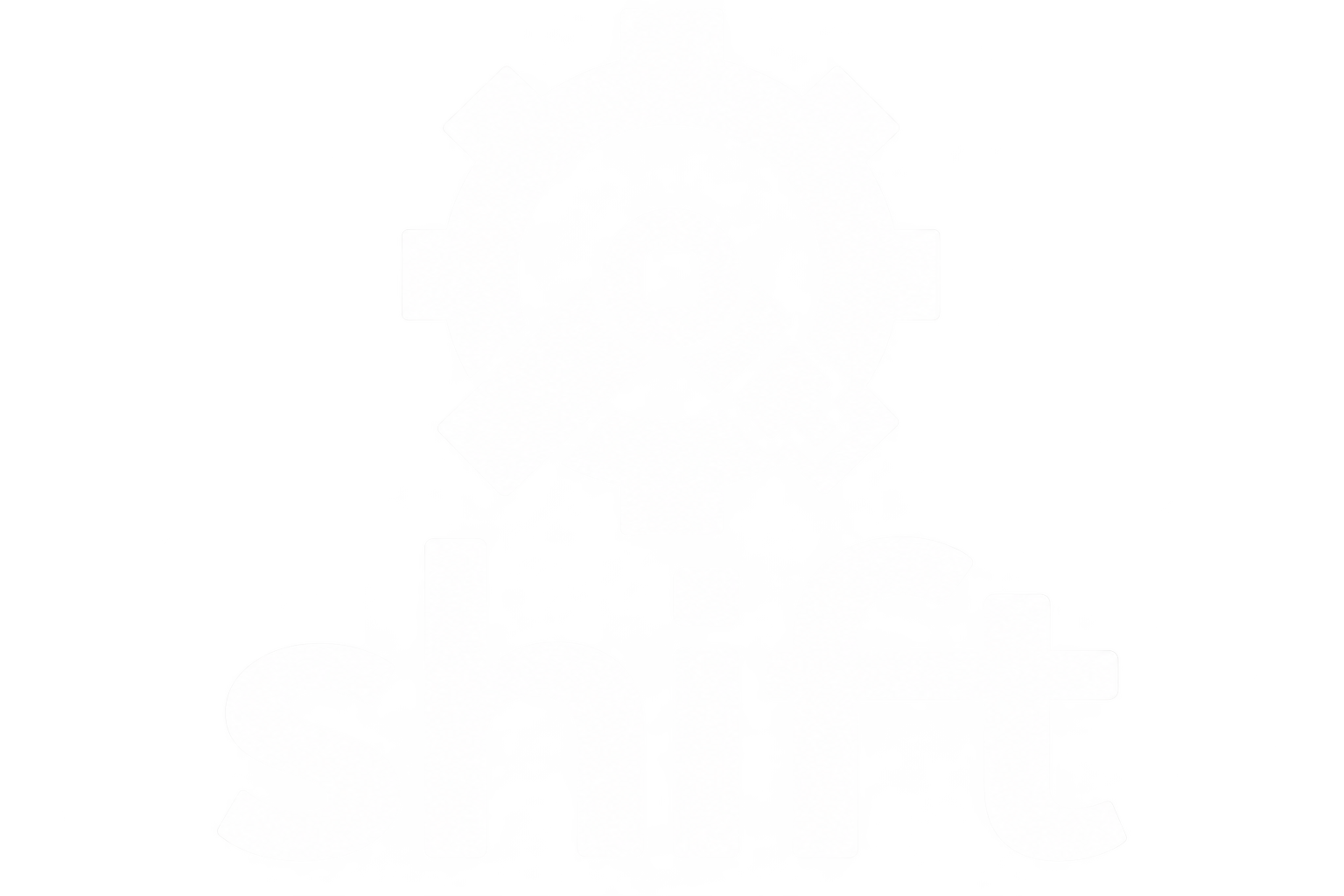 A stylized logo with a gear icon and the words 'Build, Create, Inspire'.