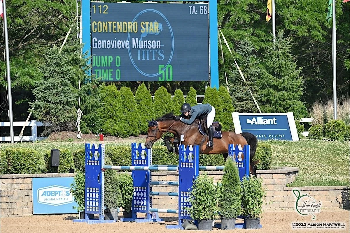 JUNE 24, 2024- HITTSHOWS.COM - Genevieve Munson Triumphs in $35,000 CWD Grand Prix and $20,000 Alliant Private Client Cup at HITS Chicago
