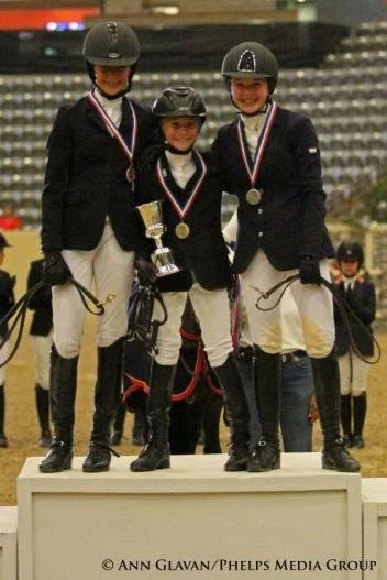 August 11, 2014- HORSEDAILY.COM- Genevieve Munson Sets Record As Youngest Rider to Take Gold At USEF Pony Jumper Individual Championships
