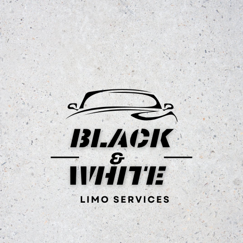black and white limo