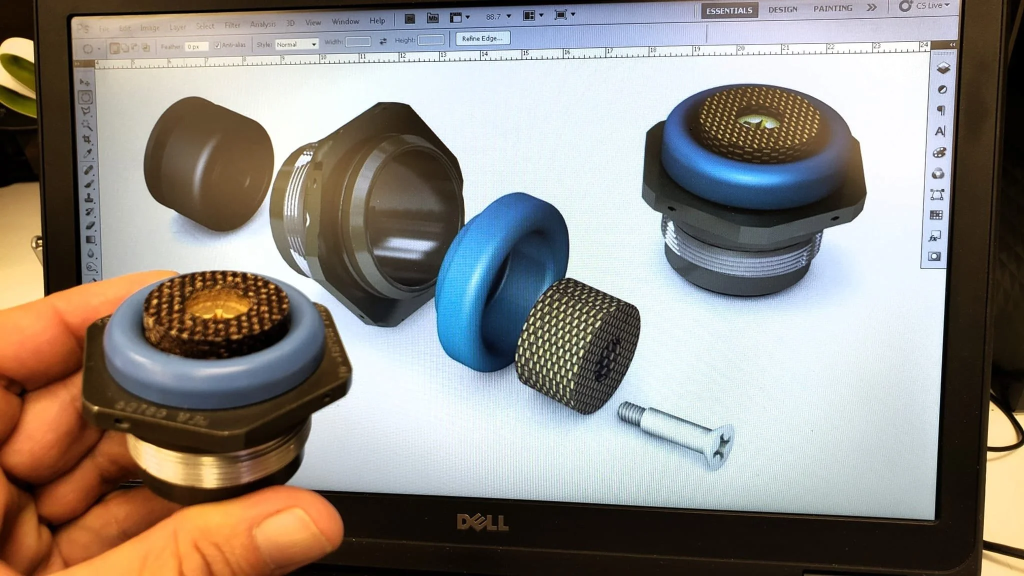 Reverse engineering rendering of aerospace parts - Aerobrake and Spares - Austin, TX