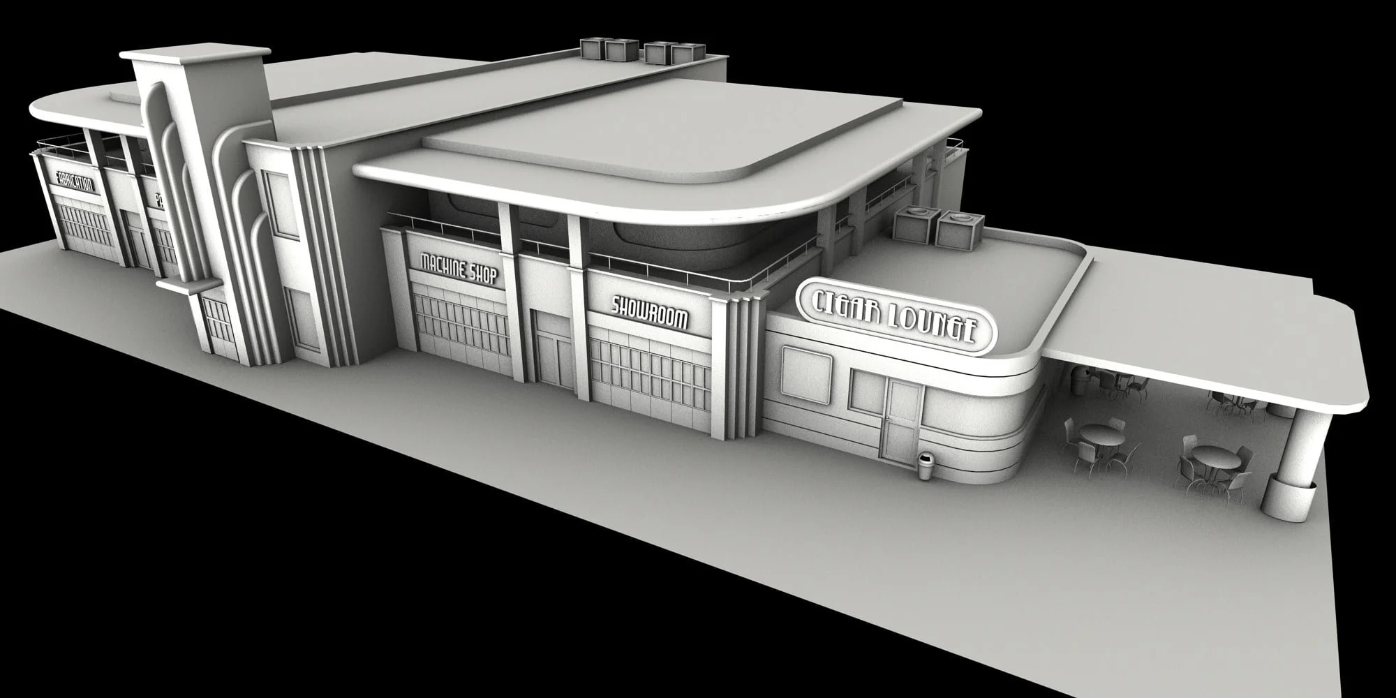 Site Plan Concept Render for private client