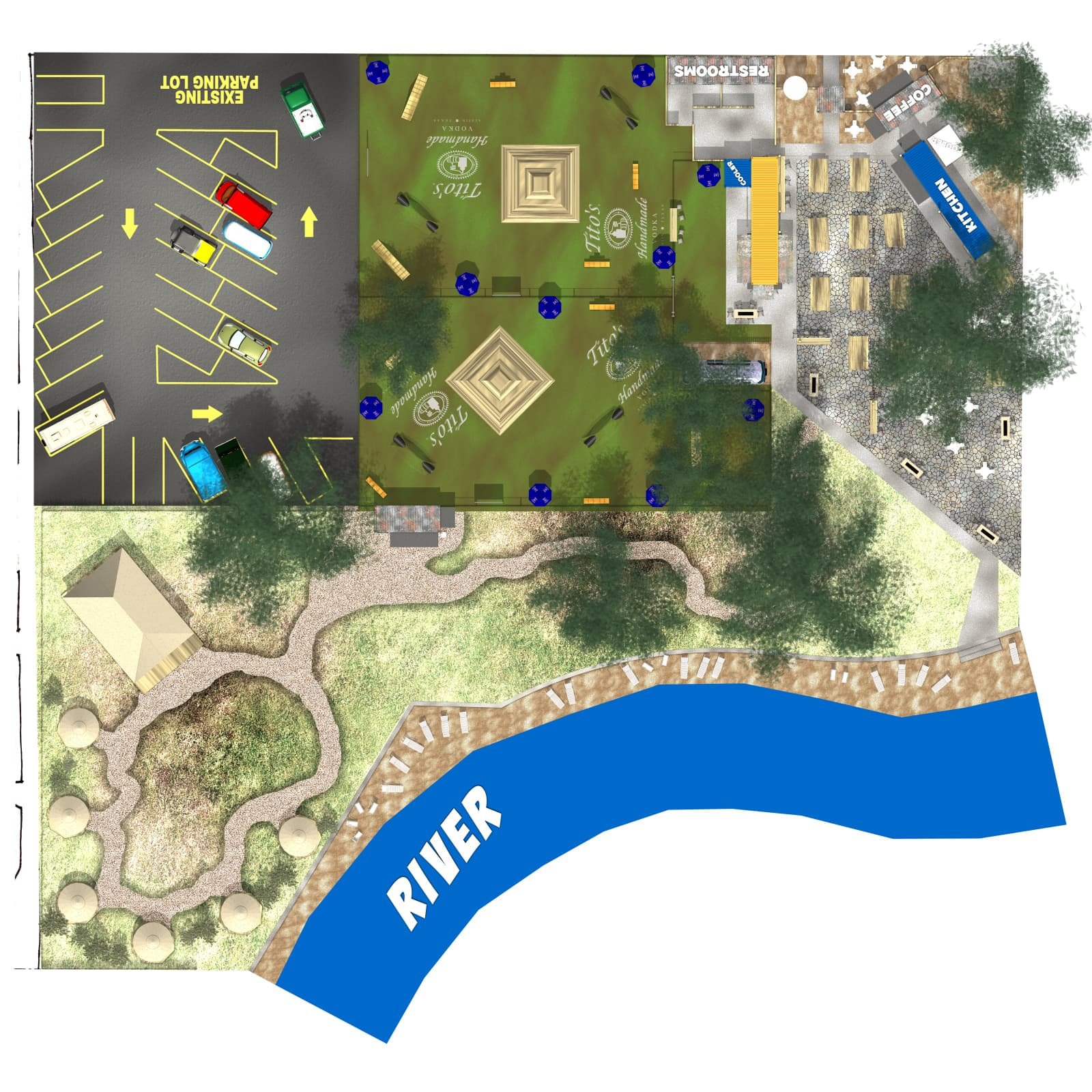 Concept rendering for Hops and Hounds - San Antonio, TX