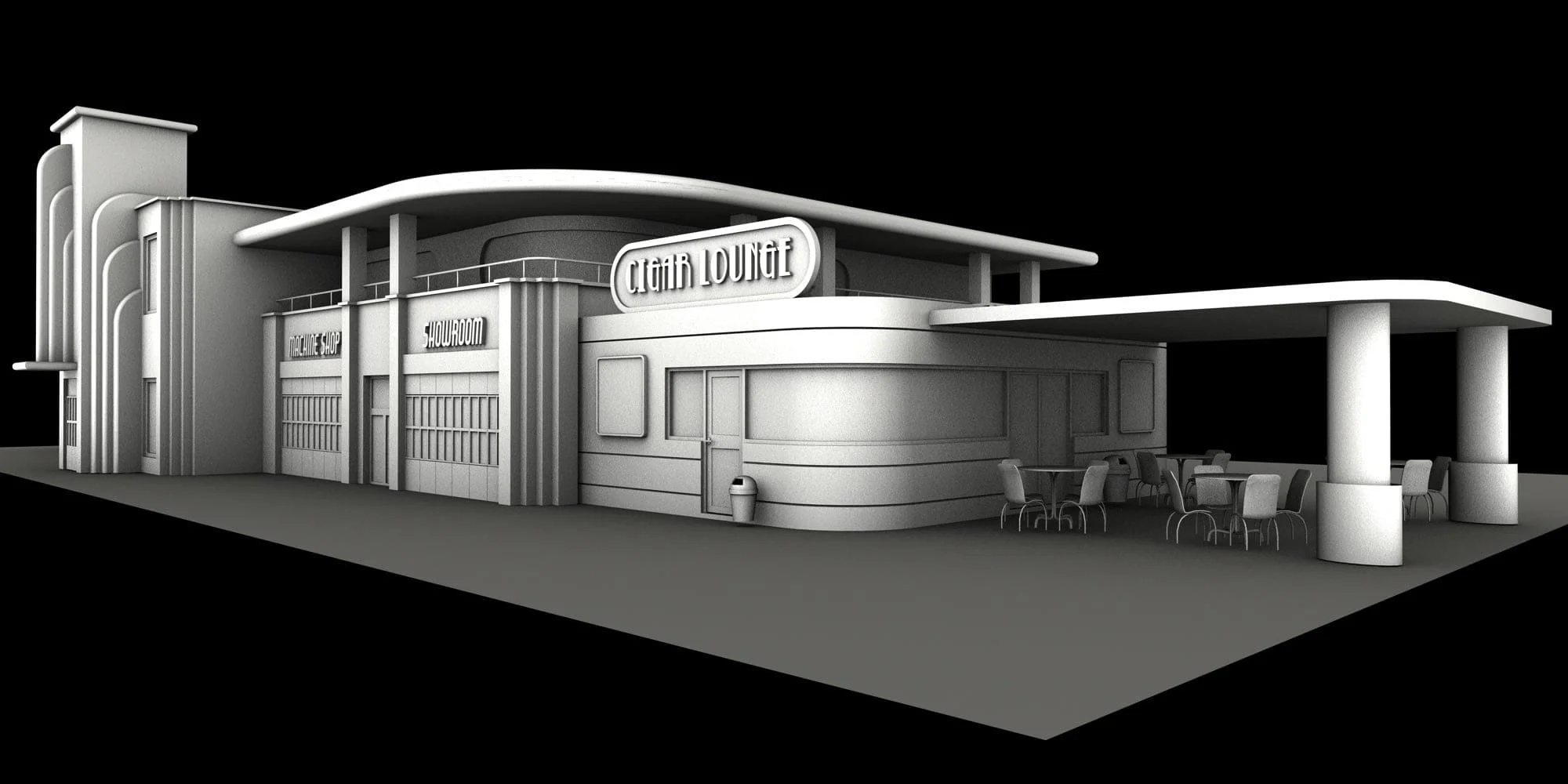 Site Plan Concept Render for private client