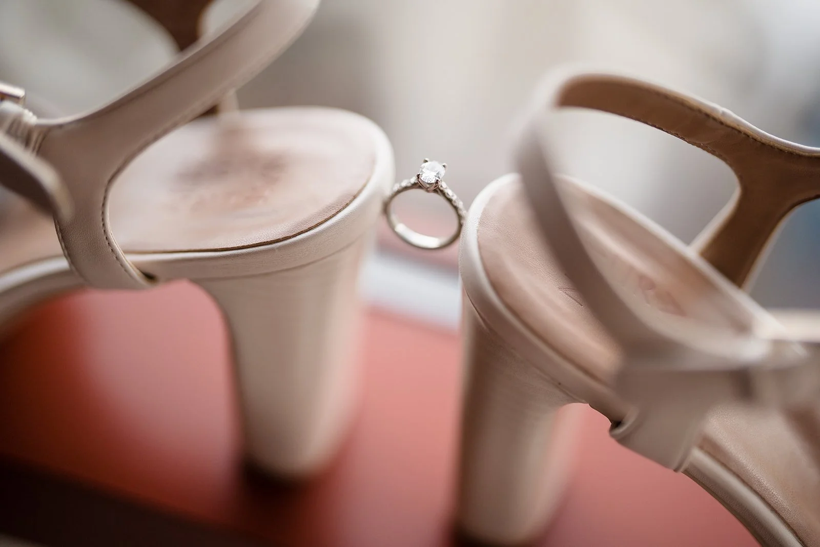 Wedding Ring with Bridal Heels.jpg