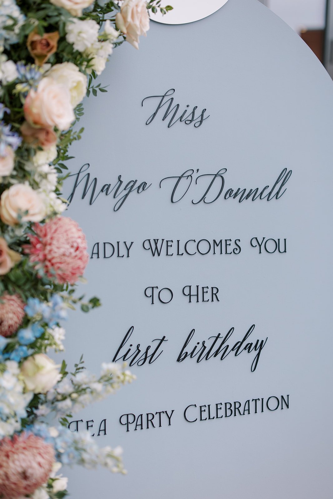 Welcome Signage Blue with Florals.JPG