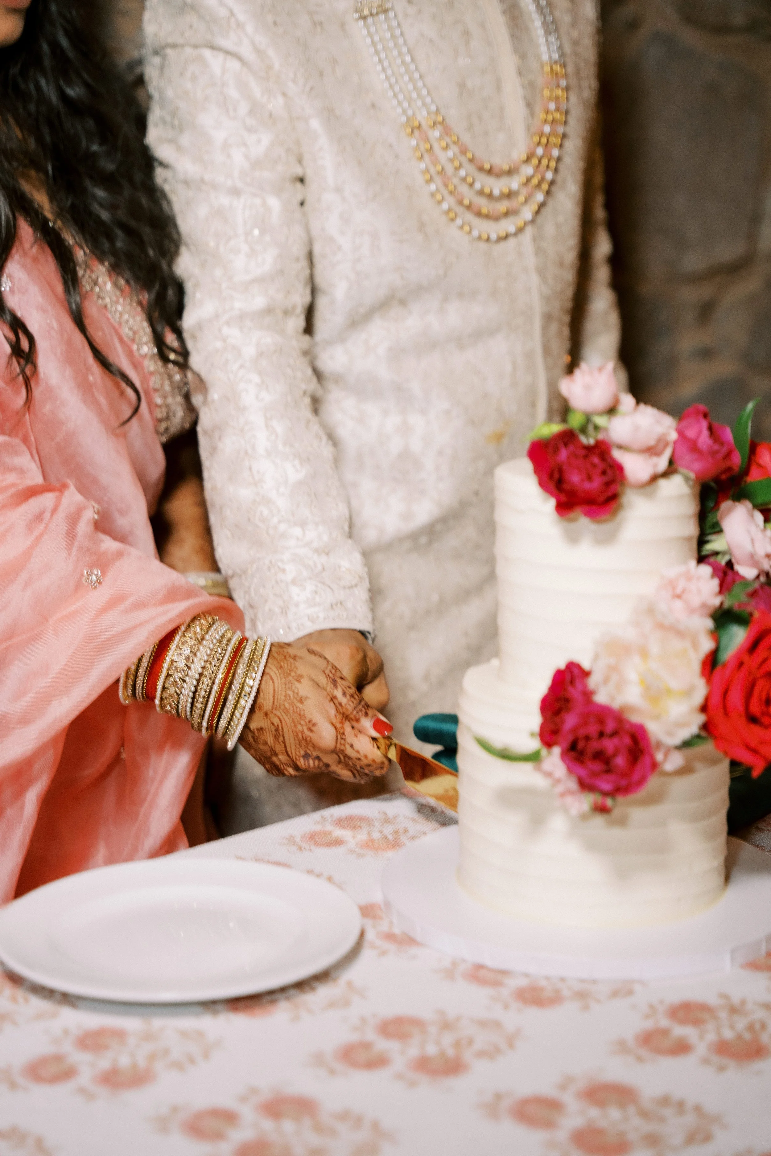 Colorful Cake Cutting Moment.JPG