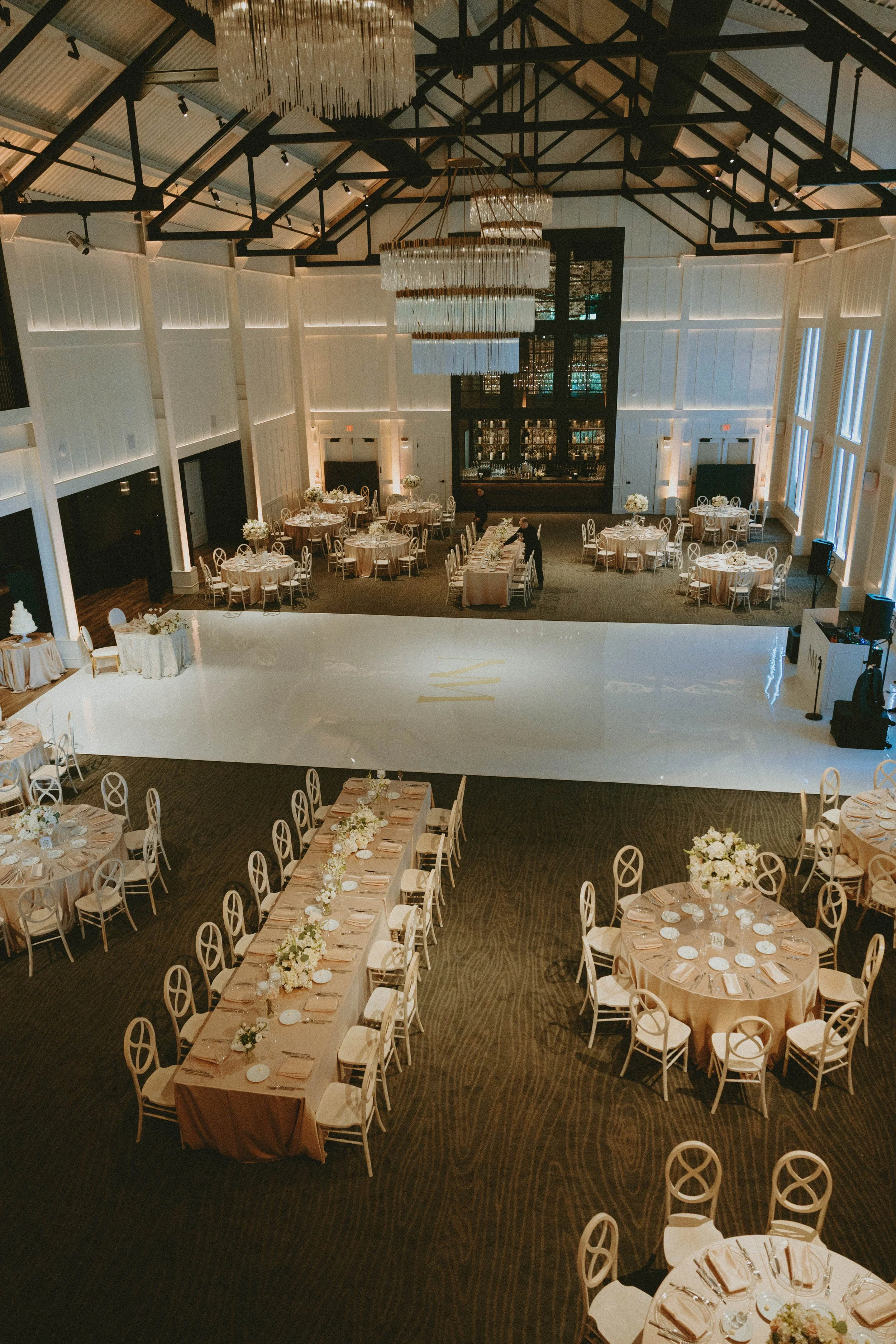 Custom Wrapped Dance Floor at Wedding Reception.jpg