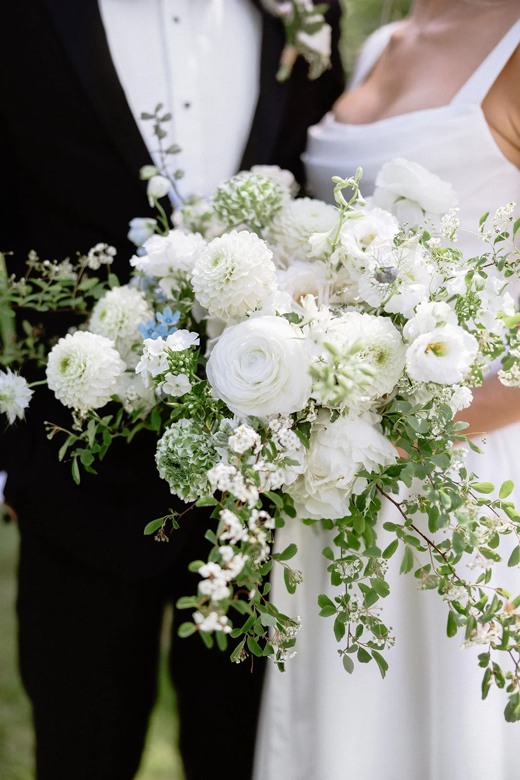 Bridal Bouquet with Fluffy Flowers.JPG