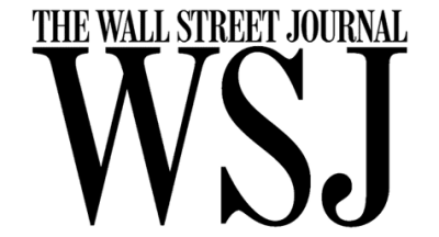 Logo of The Wall Street Journal with the initials WSJ in large font.