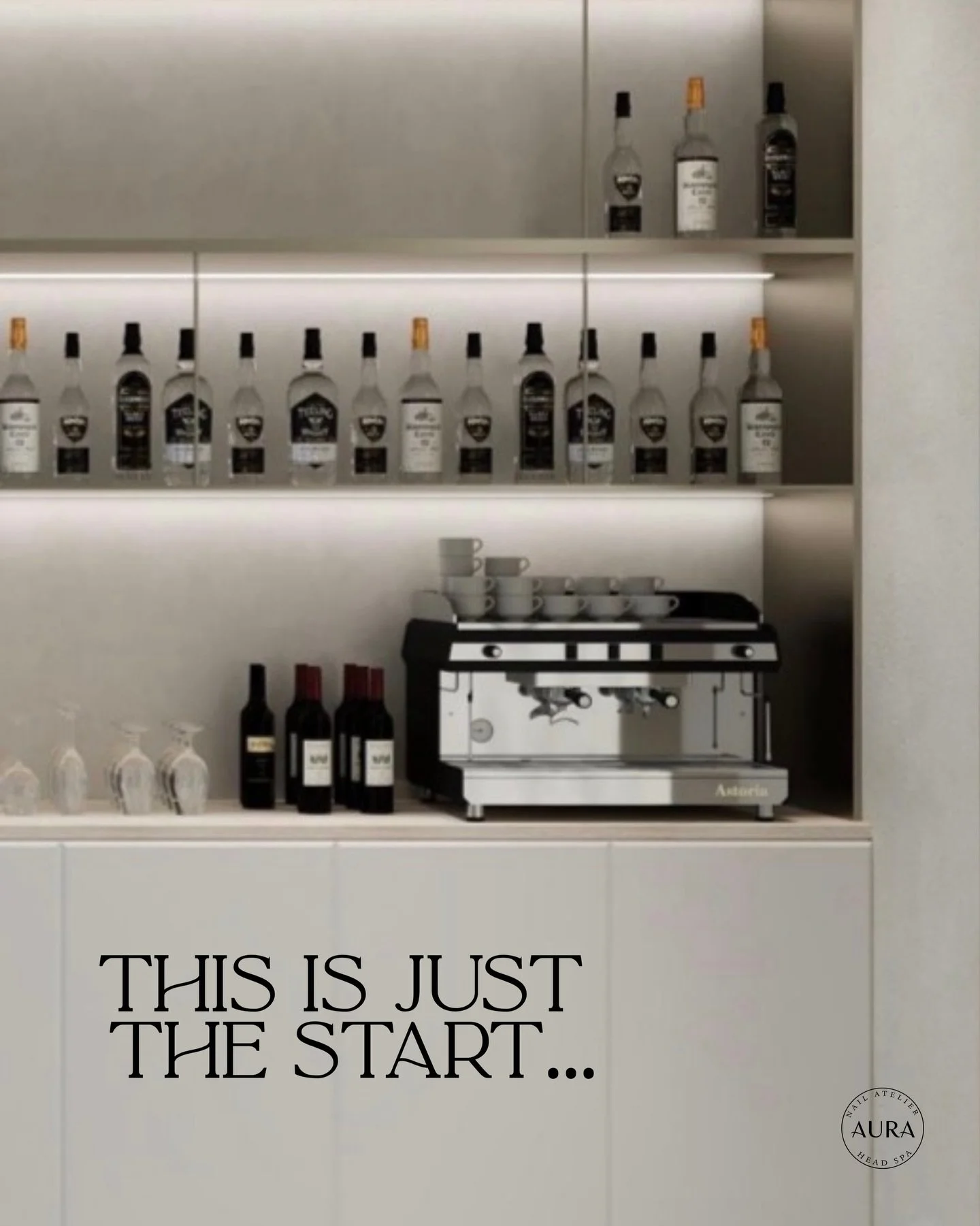 Before the lighting.
Before the textures.
Before the atmosphere.

There&rsquo;s this.

And then, there&rsquo;s what it becomes.

Aura Nail Atelier &amp; Head Spa
Opening soon in WingHaven.