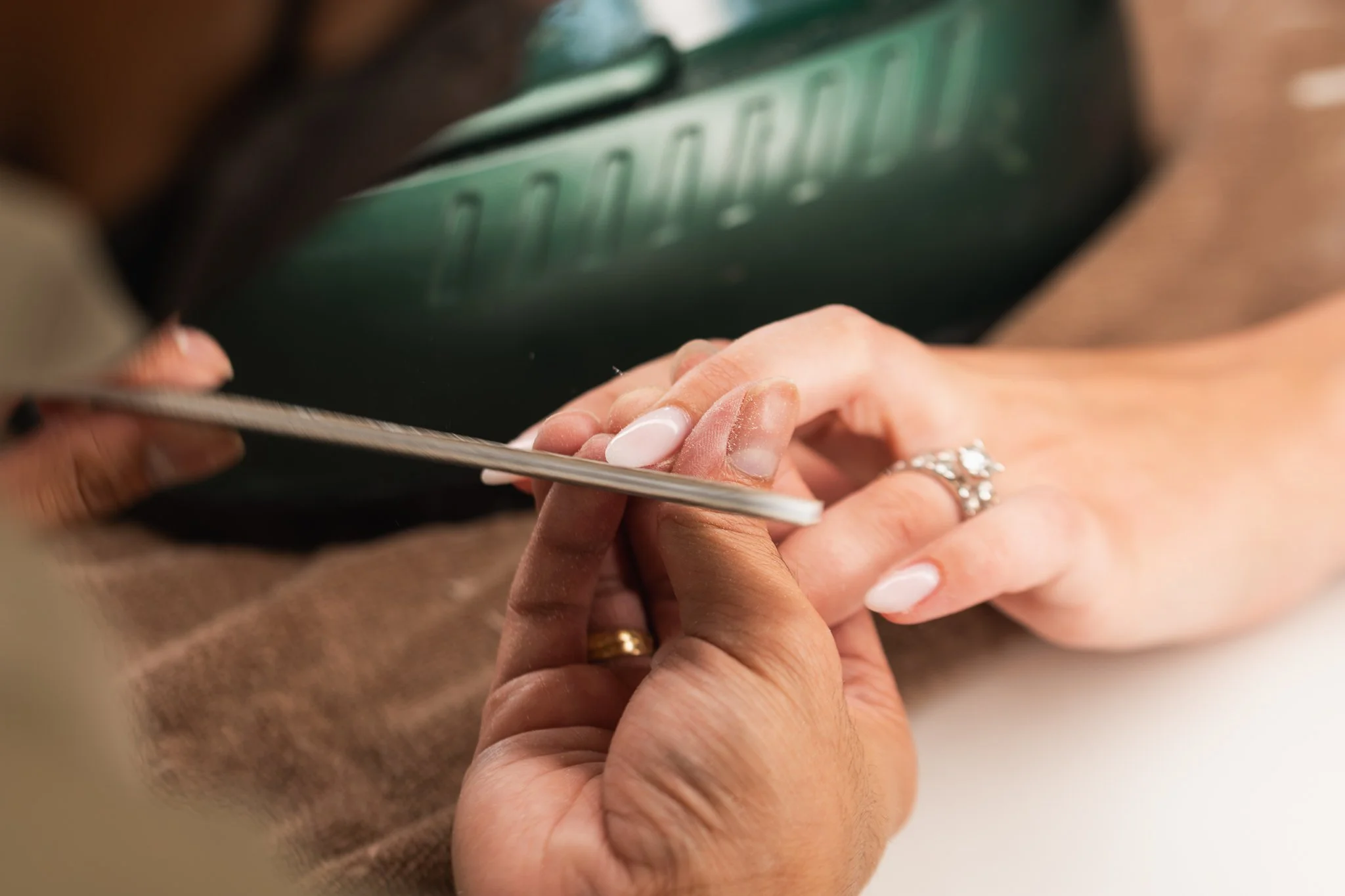 nail file french tip nails art