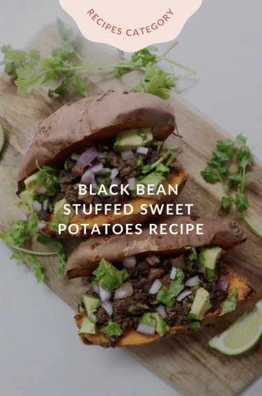 Black Bean Stuffed Sweet Potatoes