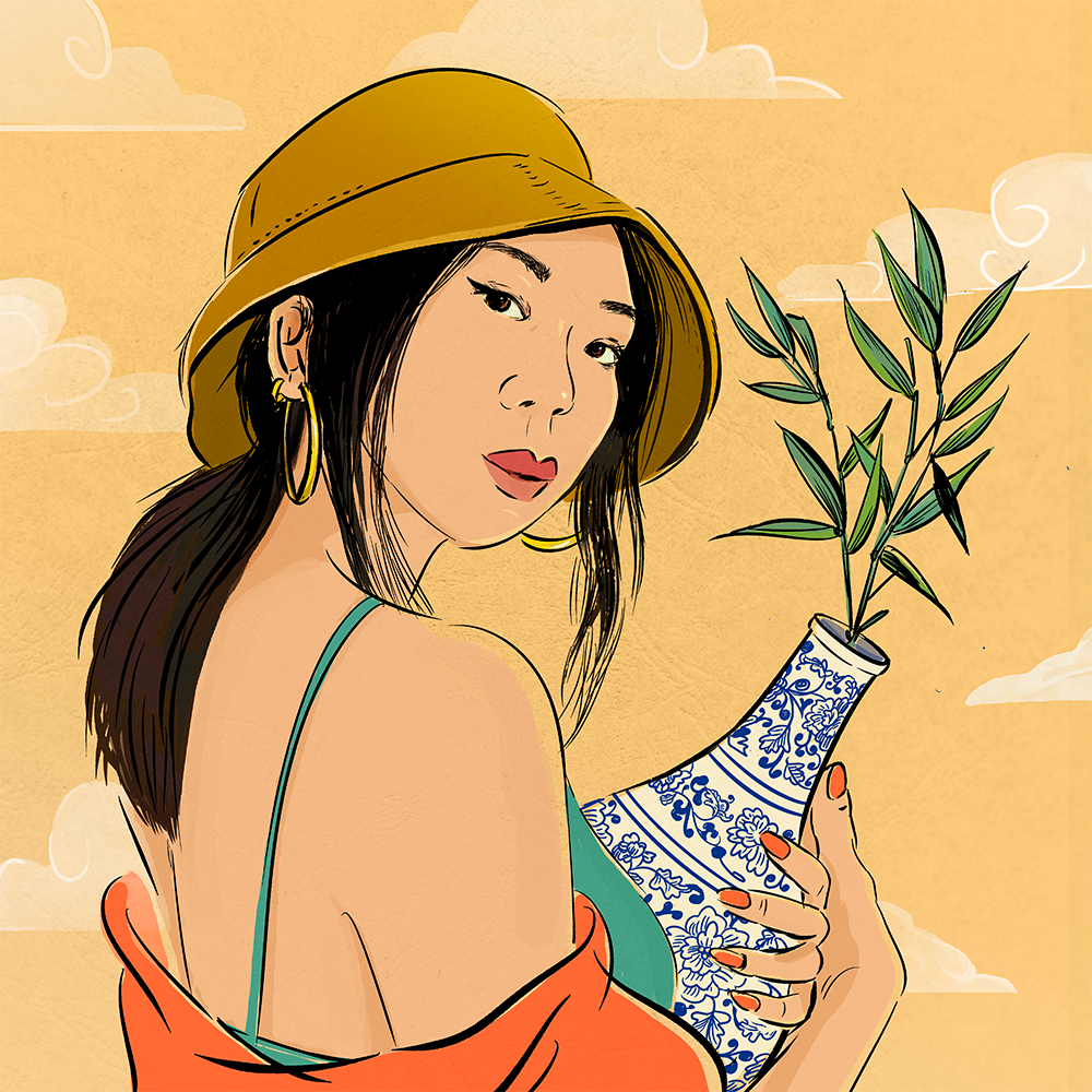 Girl with the Porcelain Vase