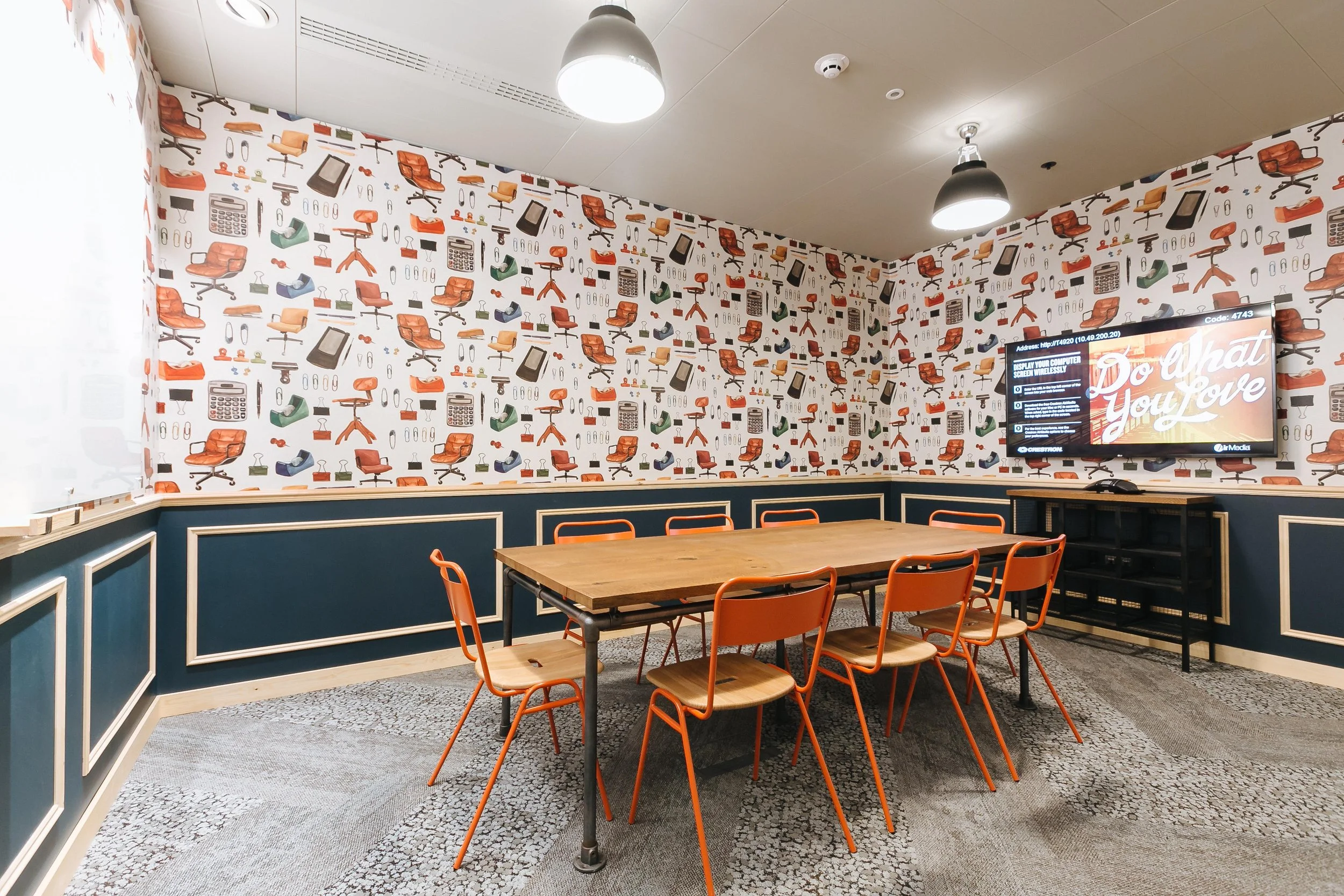 WeWork Office Mural
