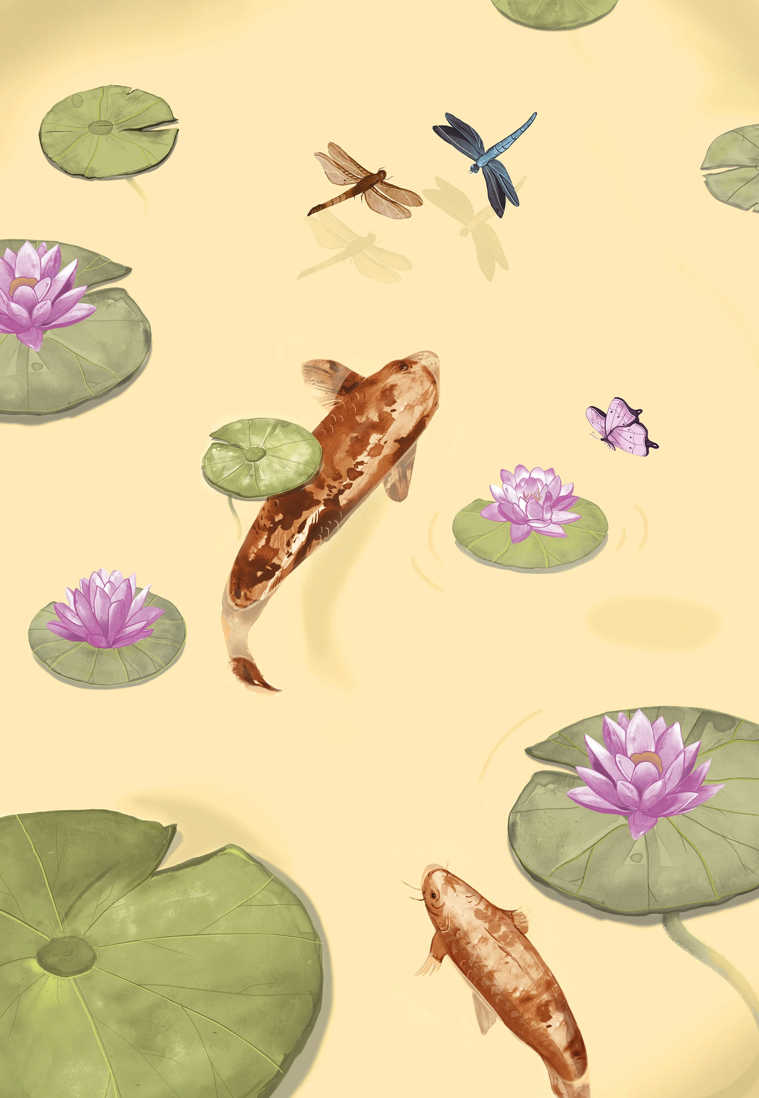 Wynn Hotel Women's Lounge Mural