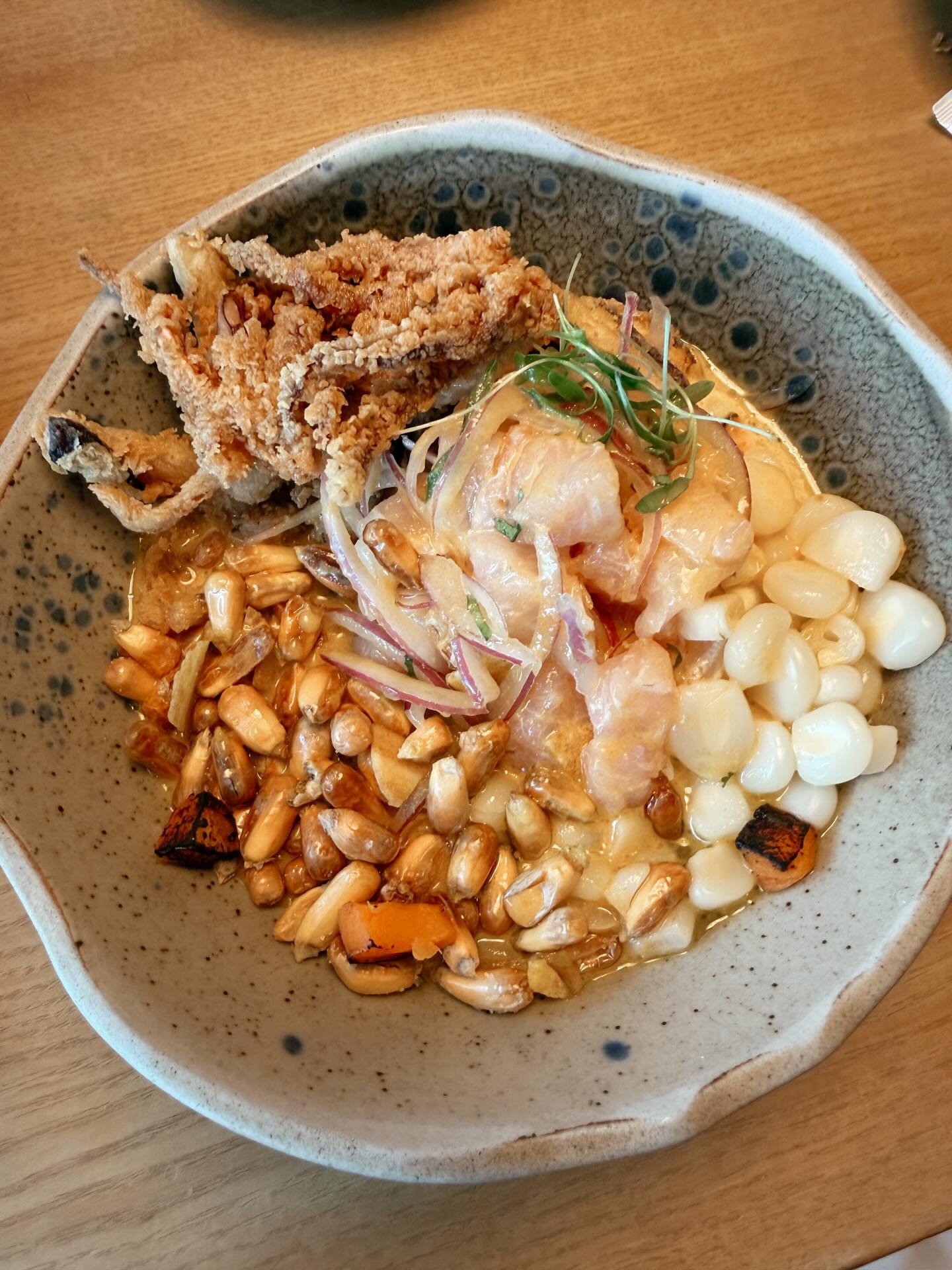 Fresh ceviche at Embarcadero 41 ✨Light, citrusy, and so refreshing. One of those meals that just hits the spot.✨

#travelandbrew #foodandtravel #ceviche #peruviancuisine