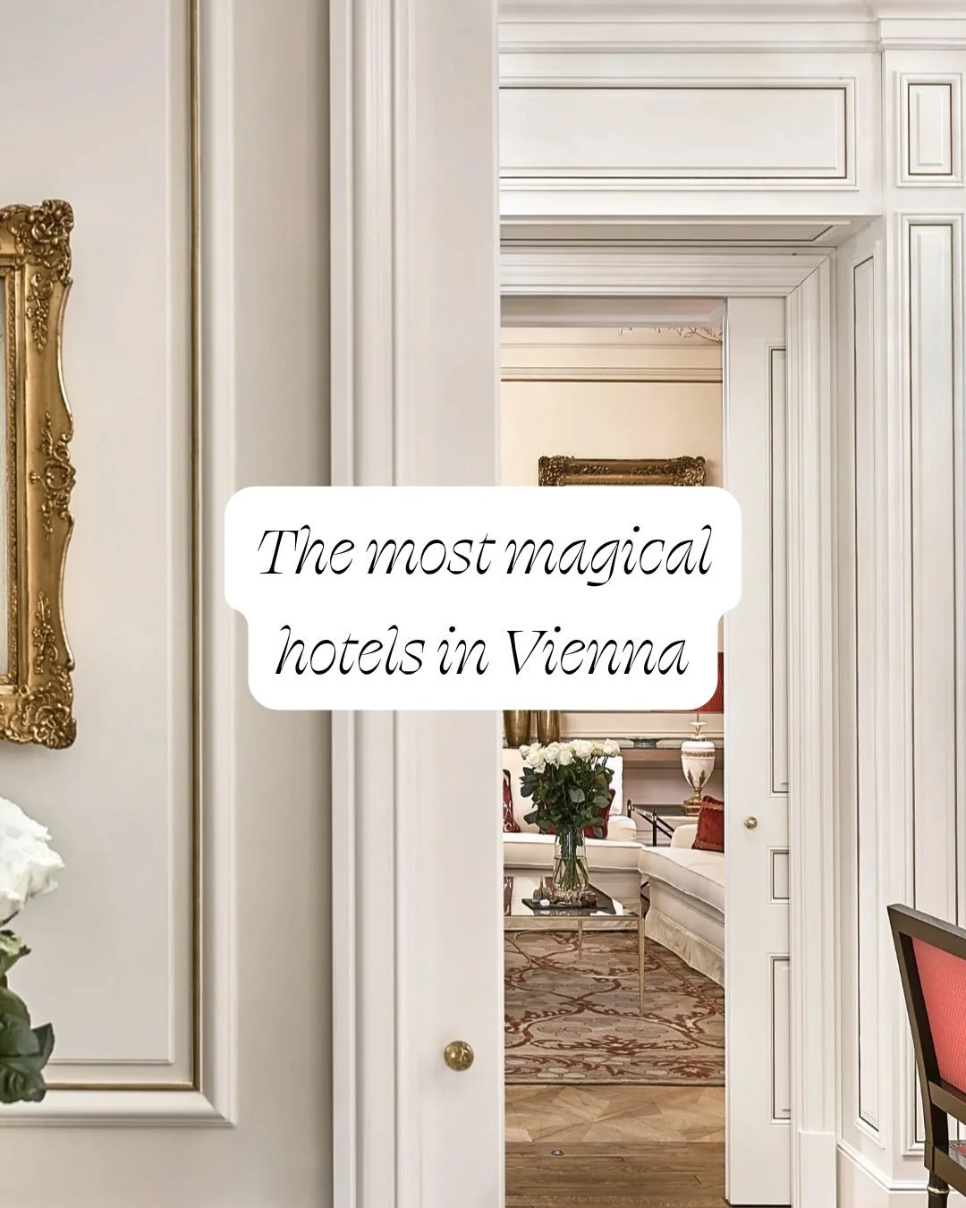 The Vienna Hotel Edit ✨

Vienna is one of those cities that feels like a dream the entire time you&rsquo;re there and where you stay really shapes that experience ✨

From historic palaces to quiet boutique stays and modern hotels with the best views,