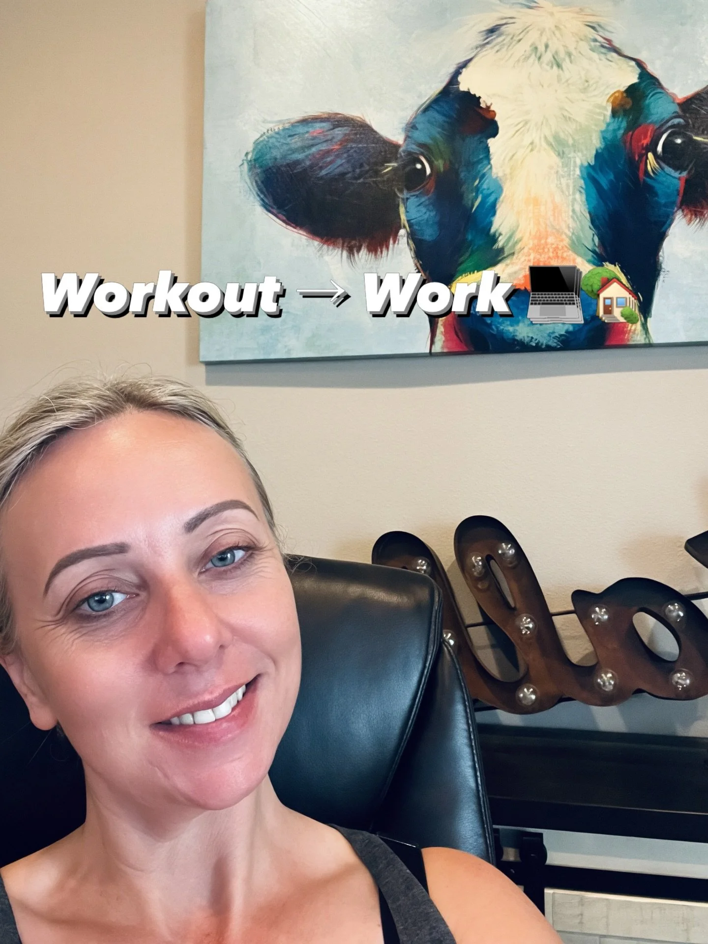 Morning workout ✔️
Coffee ✔️
Helping someone become a homeowner next ☕🏡&rdquo;