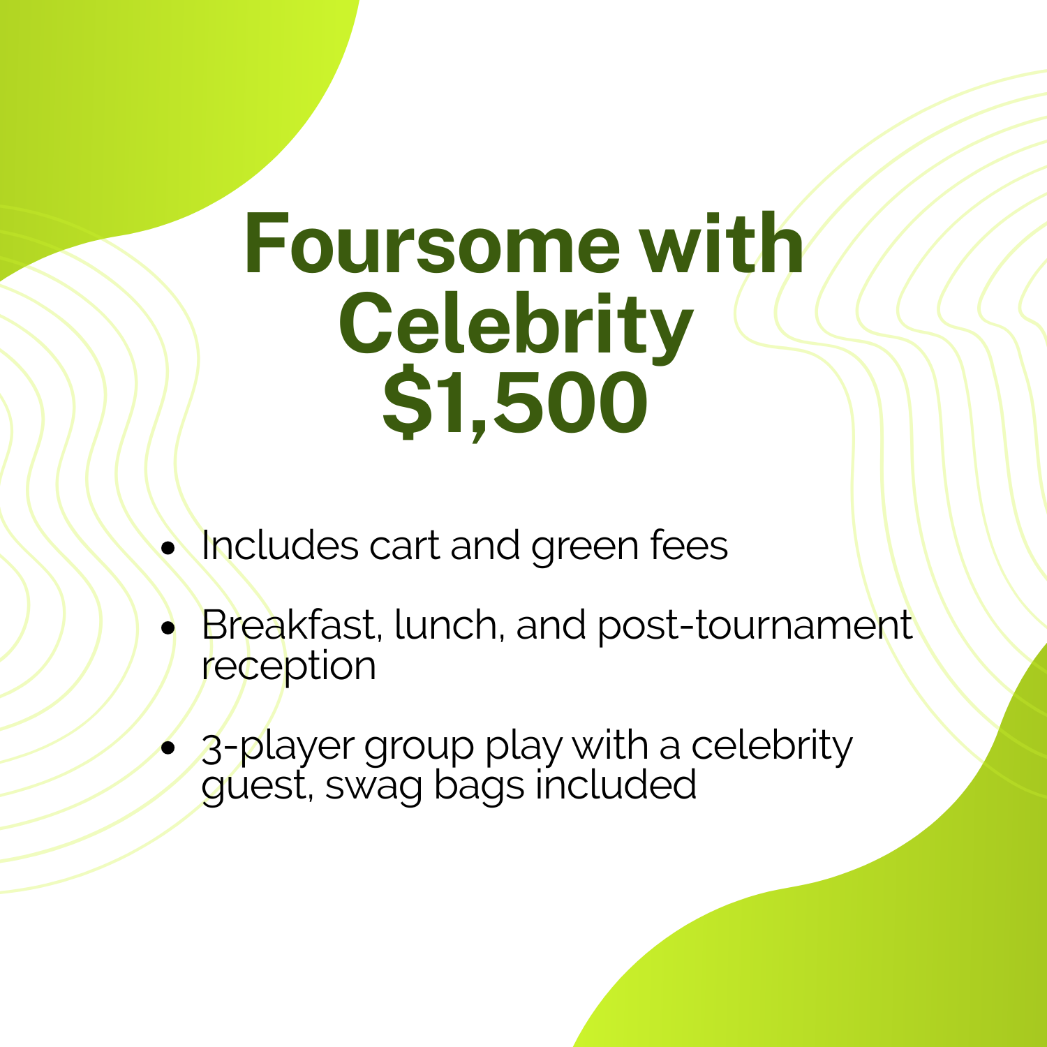 Foursome with Celebrity