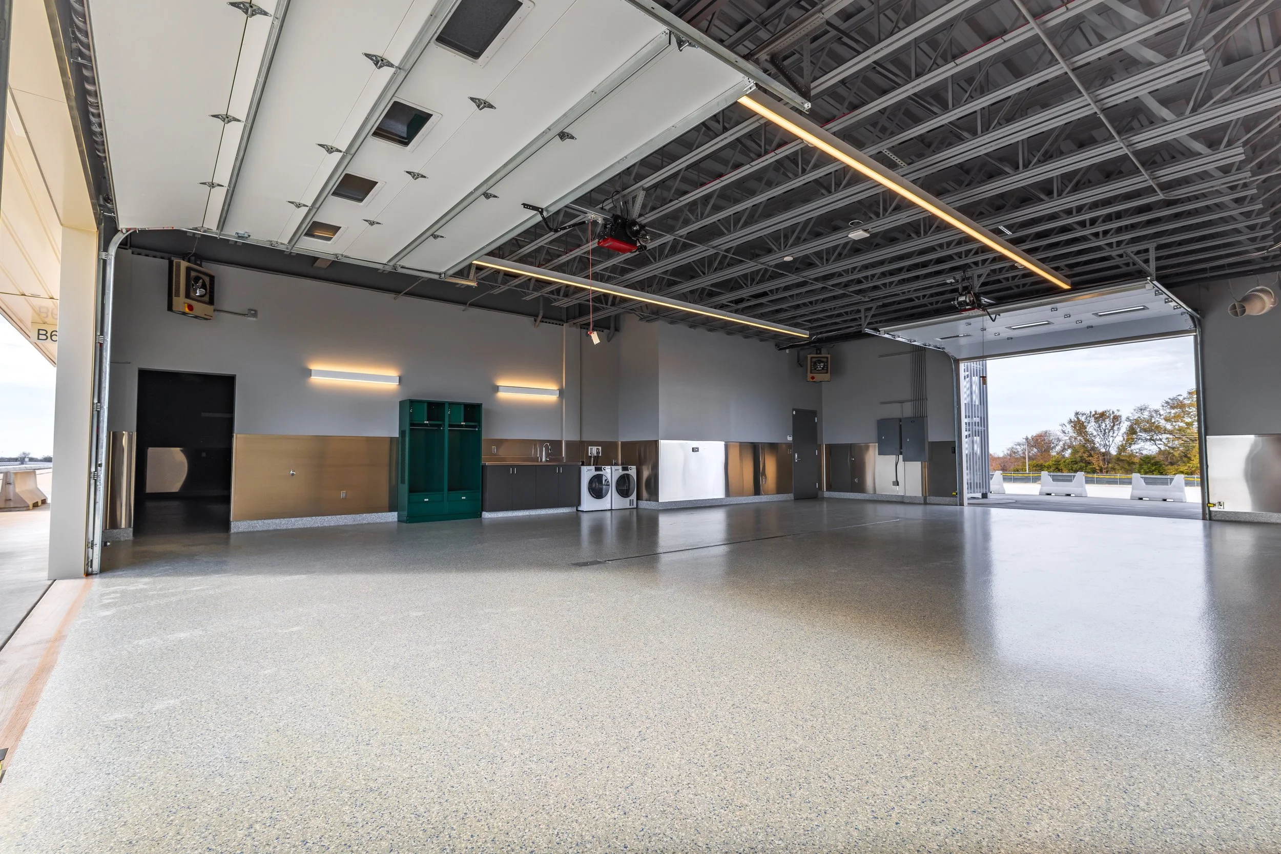 Garage at Hedge Hollow Raceway