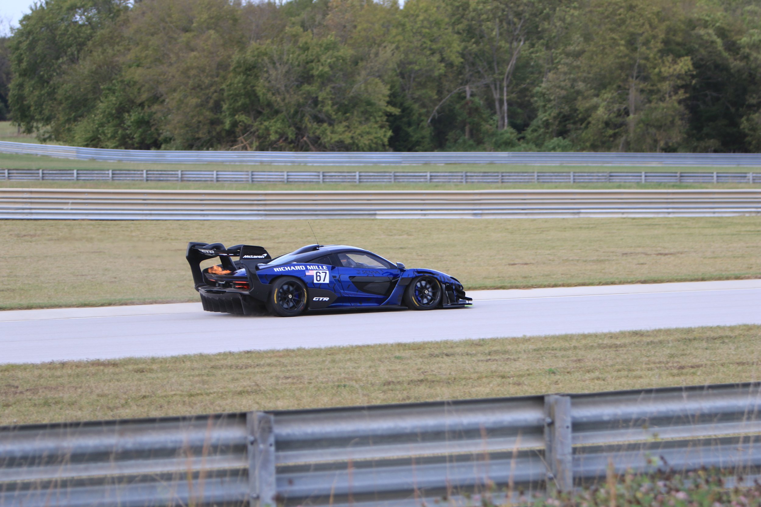 McLaren Senna GTR at Hedge Hollow Raceway