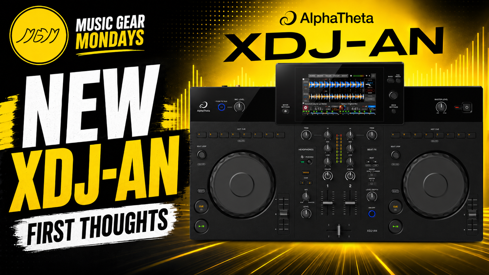 AlphaTheta XDJ-AN is HERE! My Thoughts on the New All-In-One DJ Controller.