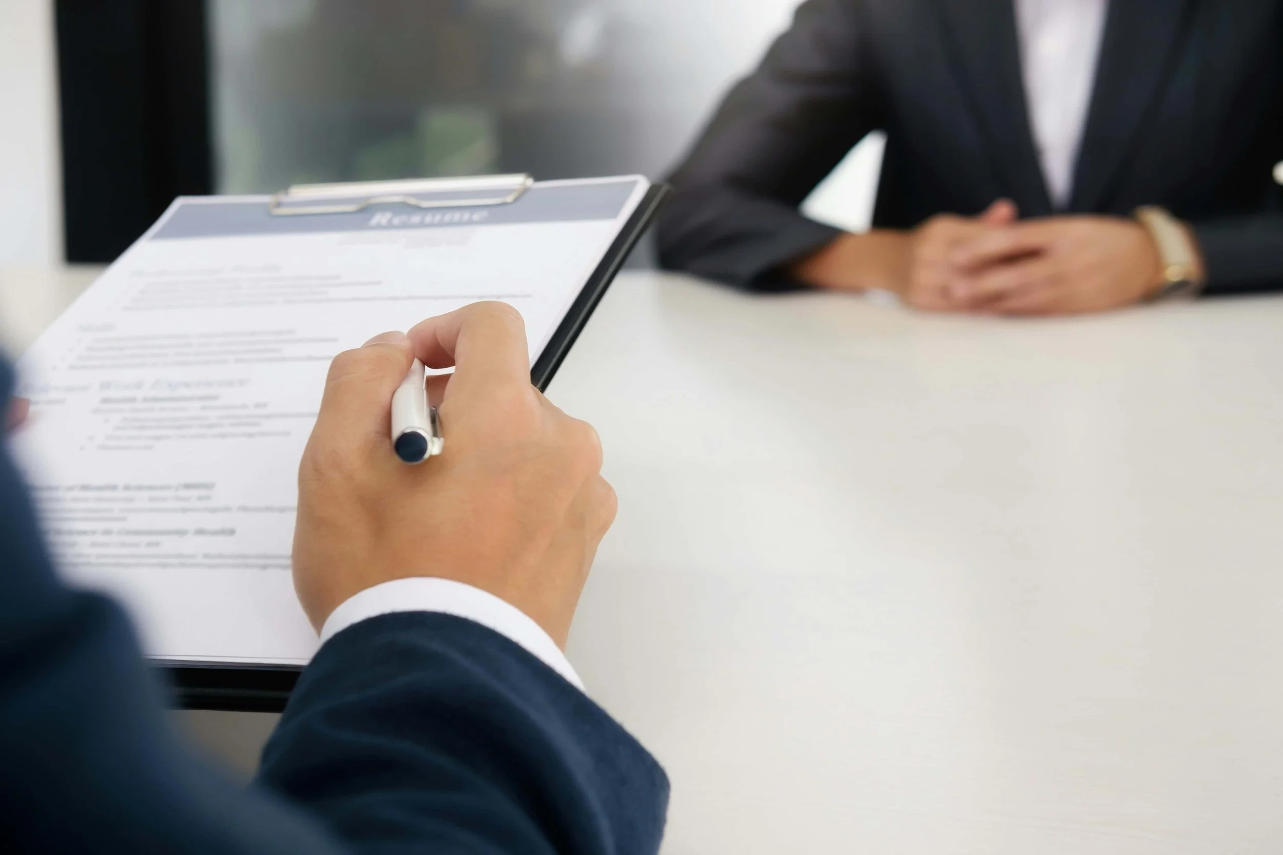 Executive assessment competency-based behavioral interview