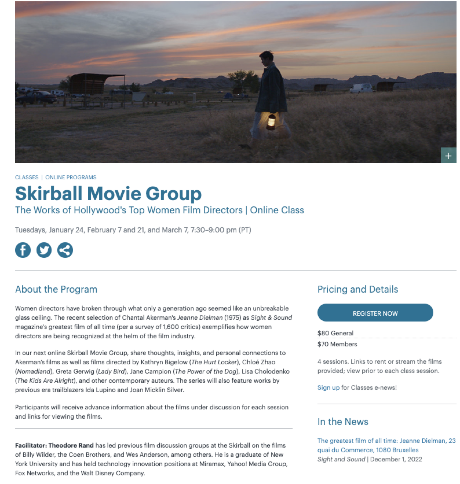 The Women Director Series