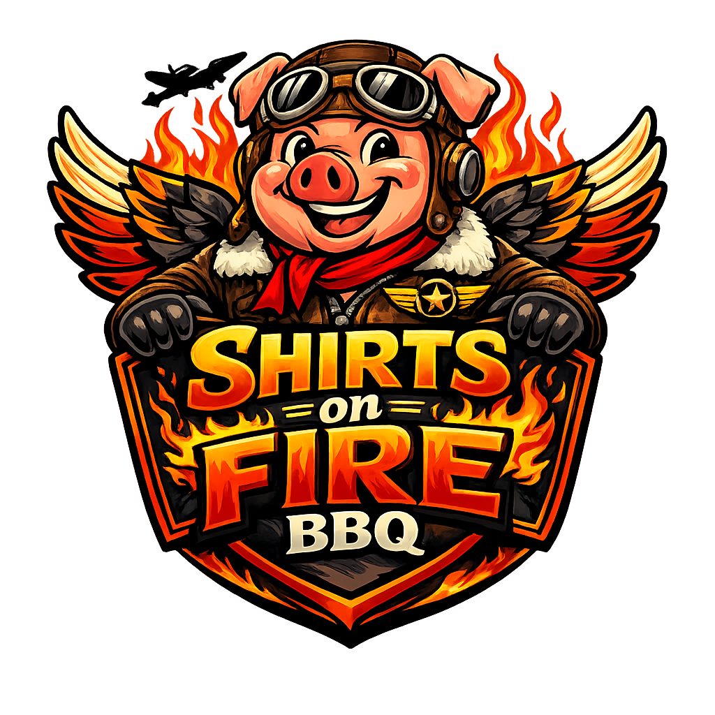 Shirts on Fire BBQ Logo