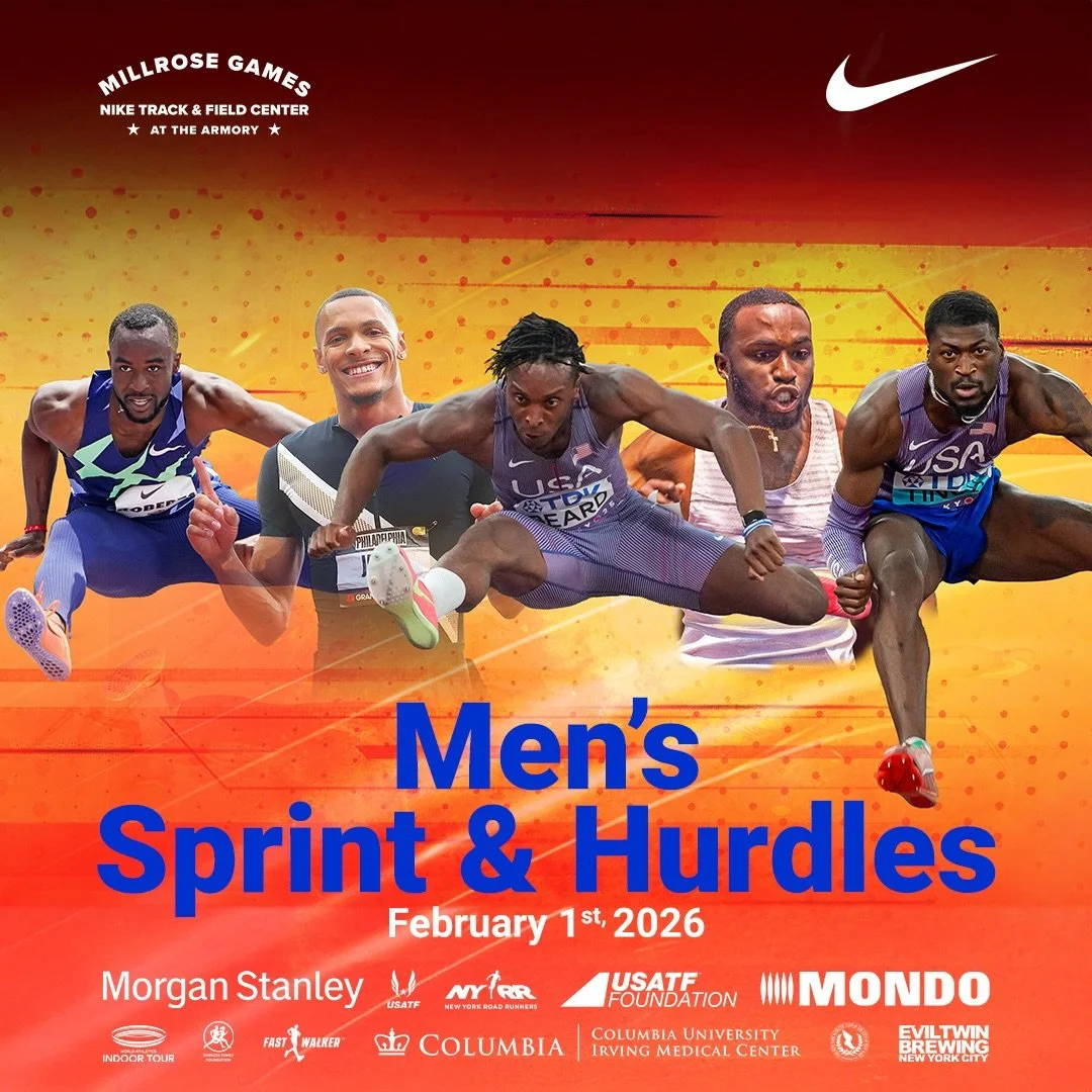 The 118th Millrose Games are now less than THREE weeks away🤩! The 60m and 60m Hurdles are both STACKED with world-class talent, including names such as Cordell Tinch, Daniel Roberts, Dylan Beard, Jamal Britt, Jordan Anthony, Ackeem Blake, and Marcel