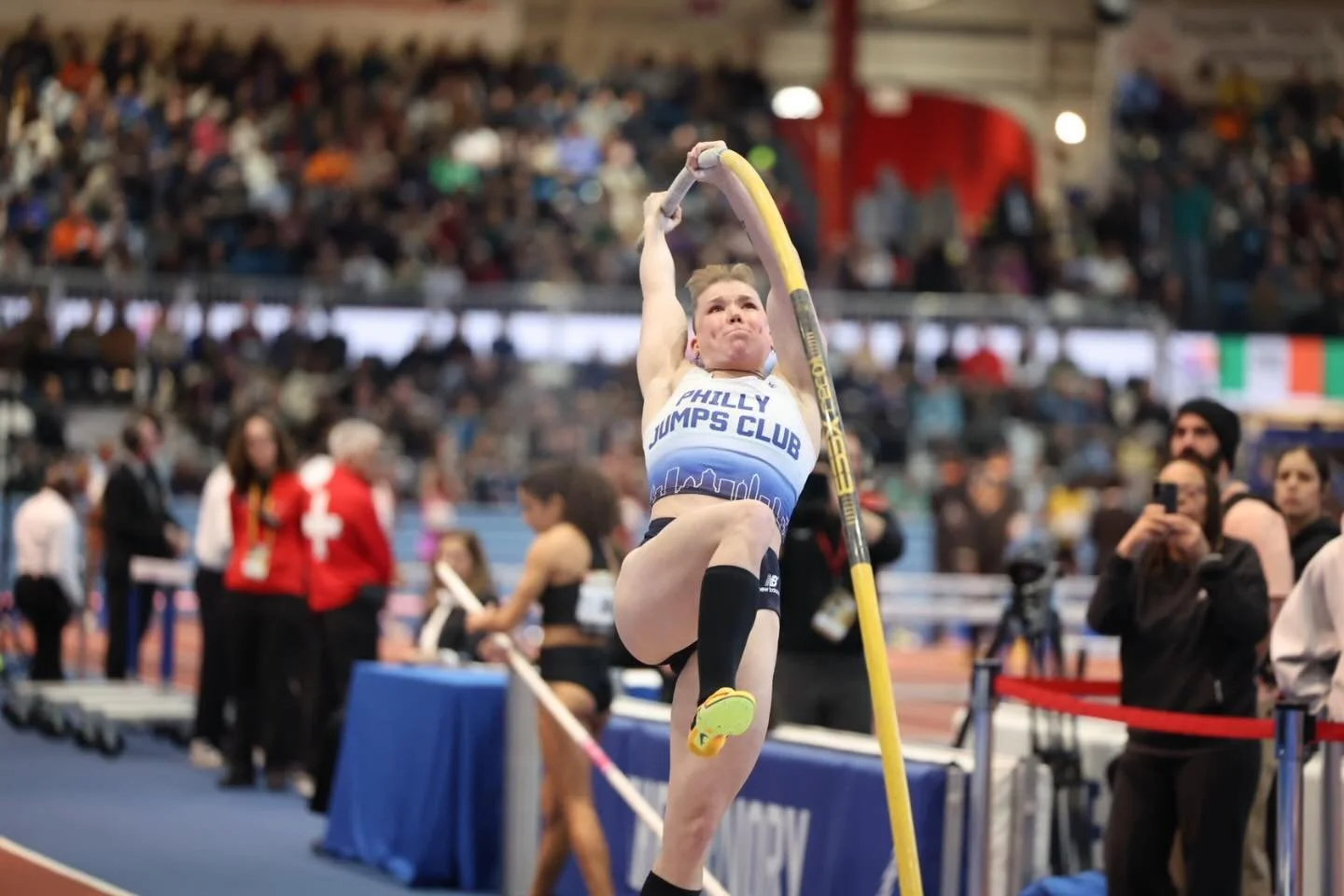 KNIGHT WATCH ⚔️NCAA Champion Chloe Timberg dominates her first MILLROSE Games as a professional, winning the Women&rsquo;s Pole Vault with a season&rsquo;s best 4.60m

#worldindoortour